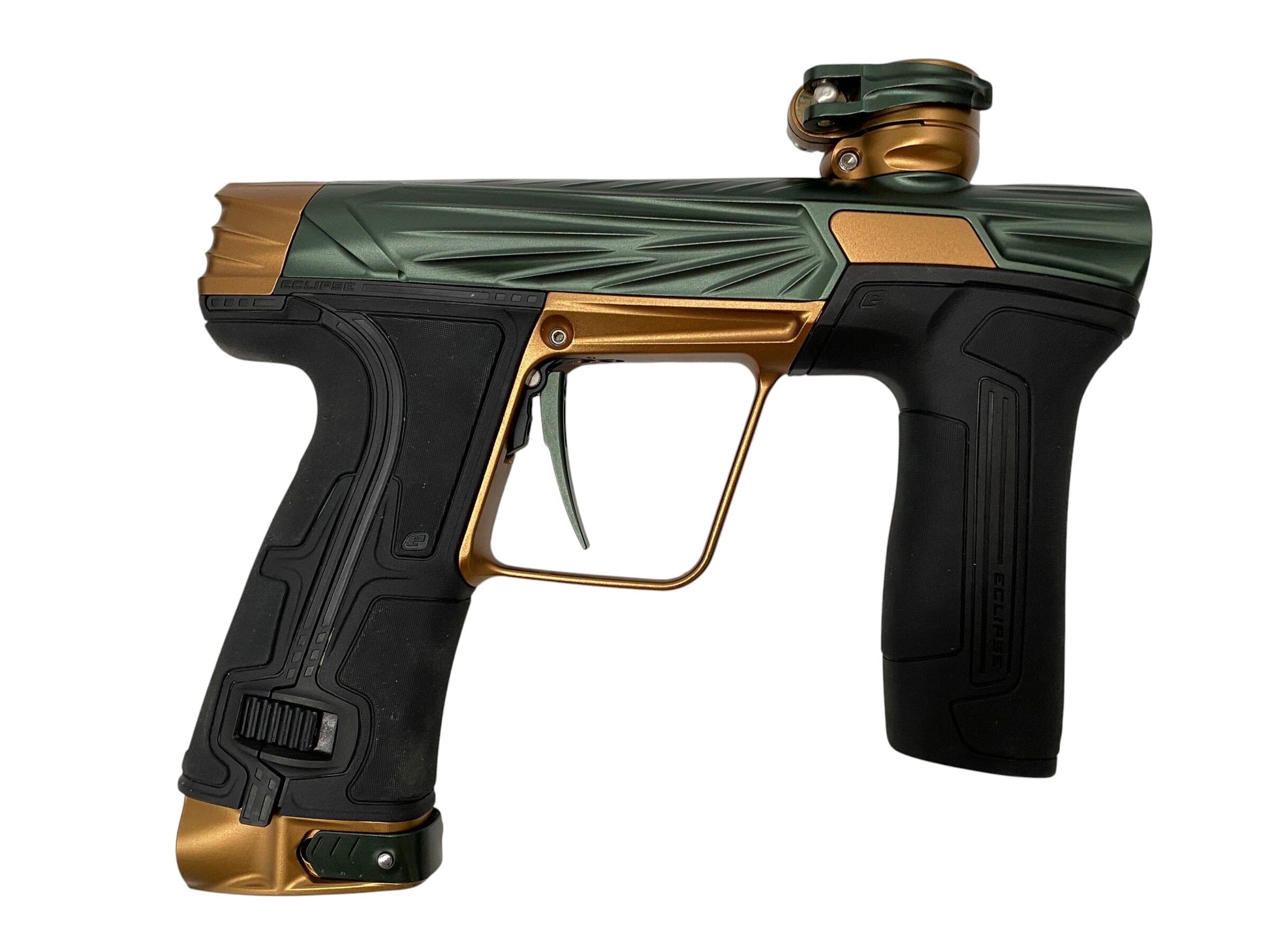 Used Planet Eclipse PROJECT CS3 Jade/Bronze Paintball Gun Paintball Gun from CPXBrosPaintball Buy/Sell/Trade Paintball Markers, New Paintball Guns, Paintball Hoppers, Paintball Masks, and Hormesis Headbands