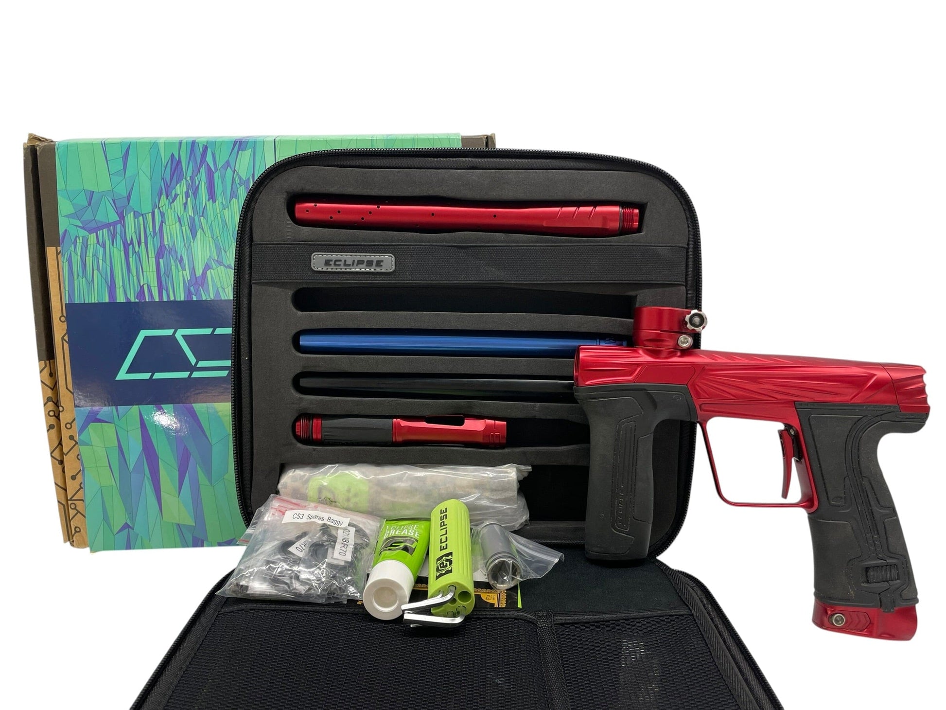Used Planet Eclipse Project CS3 Red/Red Paintball Gun Paintball Gun from CPXBrosPaintball Buy/Sell/Trade Paintball Markers, New Paintball Guns, Paintball Hoppers, Paintball Masks, and Hormesis Headbands