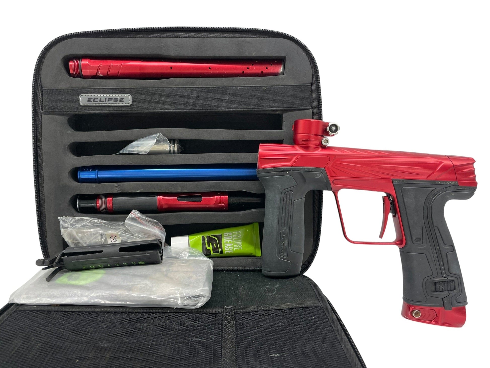 Used Planet Eclipse Project CS3 Red/Red Paintball Gun Paintball Gun from CPXBrosPaintball Buy/Sell/Trade Paintball Markers, New Paintball Guns, Paintball Hoppers, Paintball Masks, and Hormesis Headbands