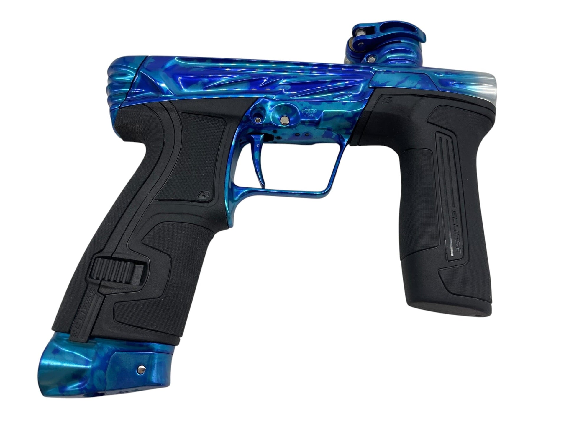 Used Planet Eclipse Project G CS2 Blue/Silver Wash W/ Mech Paintball Gun Paintball Gun from CPXBrosPaintball Buy/Sell/Trade Paintball Markers, New Paintball Guns, Paintball Hoppers, Paintball Masks, and Hormesis Headbands