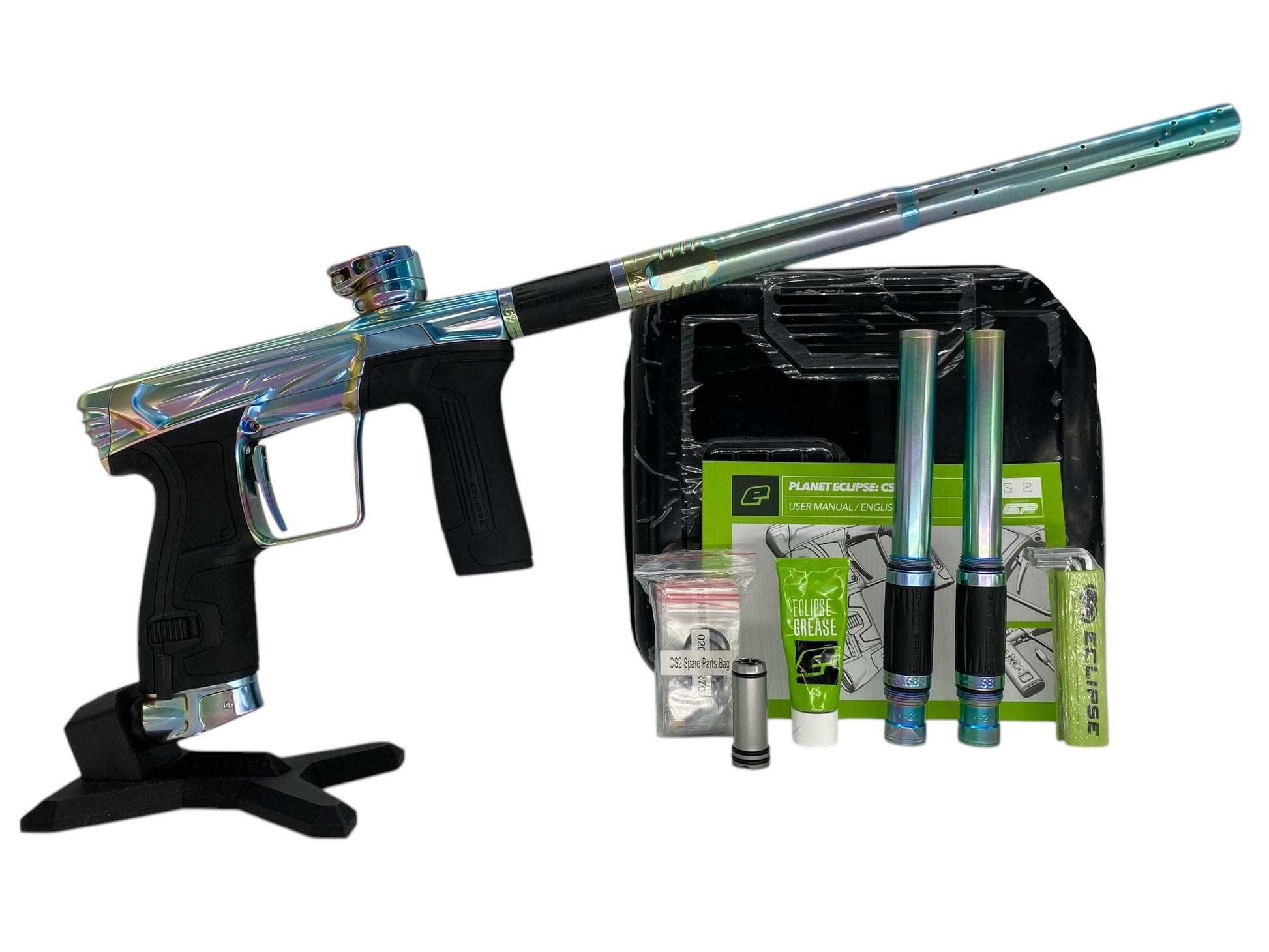 Used Planet Eclipse Project G Cs2 Iridescent Paintball Gun Paintball Gun from CPXBrosPaintball Buy/Sell/Trade Paintball Markers, New Paintball Guns, Paintball Hoppers, Paintball Masks, and Hormesis Headbands