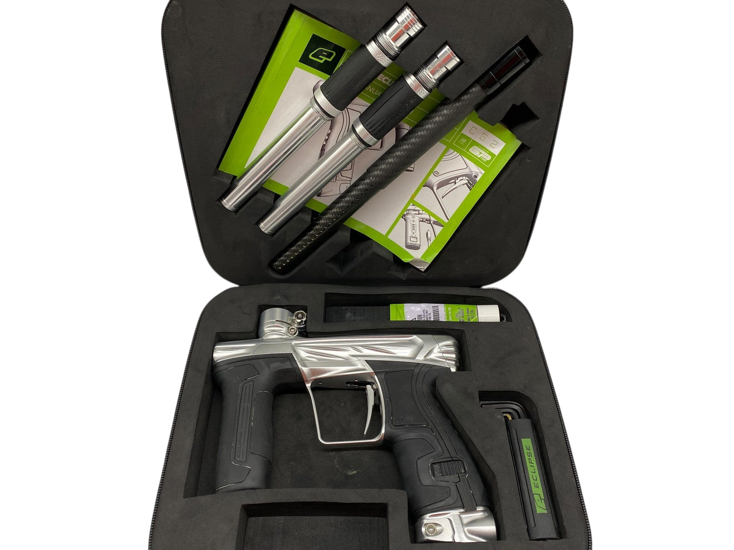 Used Planet Eclipse Project G Cs2 Paintball Gun Silver Paintball Gun from CPXBrosPaintball Buy/Sell/Trade Paintball Markers, New Paintball Guns, Paintball Hoppers, Paintball Masks, and Hormesis Headbands
