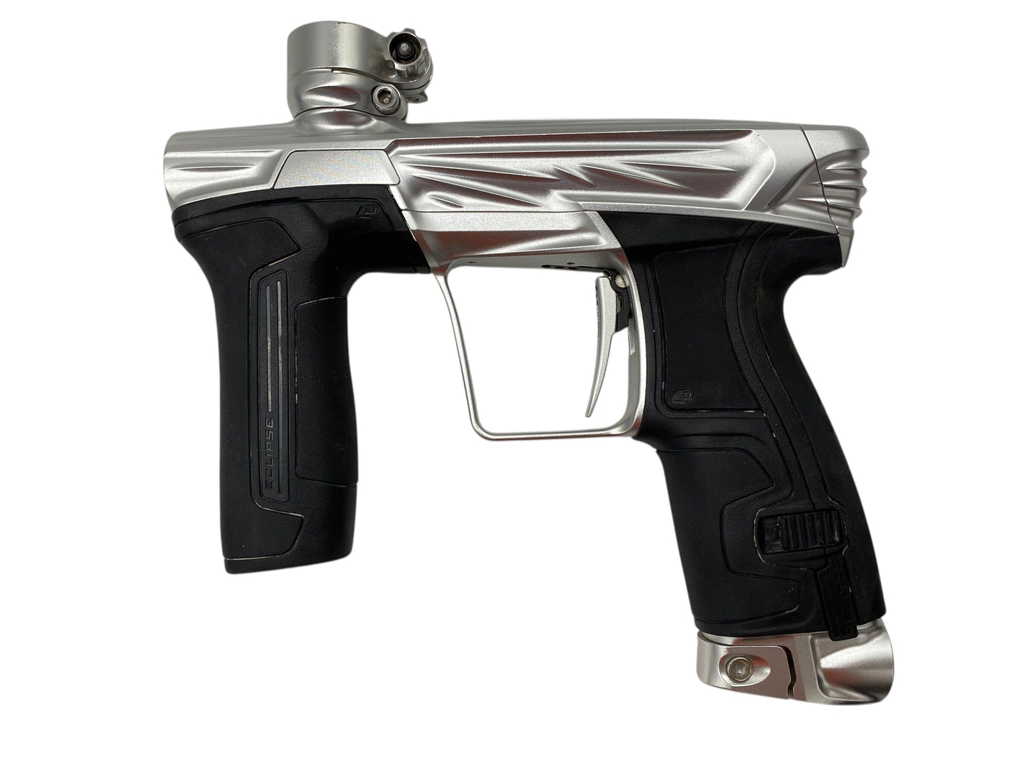 Used Planet Eclipse Project G Cs2 Paintball Gun Silver Paintball Gun from CPXBrosPaintball Buy/Sell/Trade Paintball Markers, New Paintball Guns, Paintball Hoppers, Paintball Masks, and Hormesis Headbands