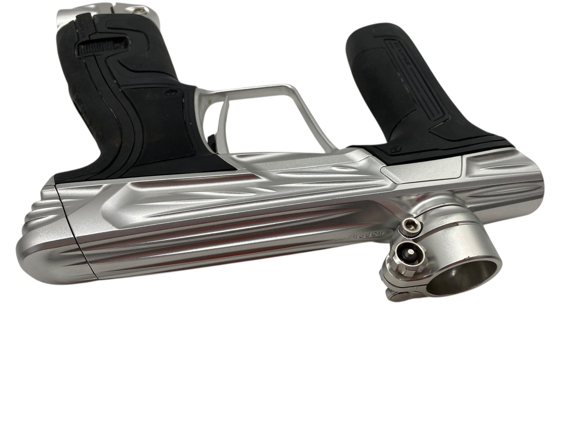 Used Planet Eclipse Project G Cs2 Paintball Gun Silver Paintball Gun from CPXBrosPaintball Buy/Sell/Trade Paintball Markers, New Paintball Guns, Paintball Hoppers, Paintball Masks, and Hormesis Headbands