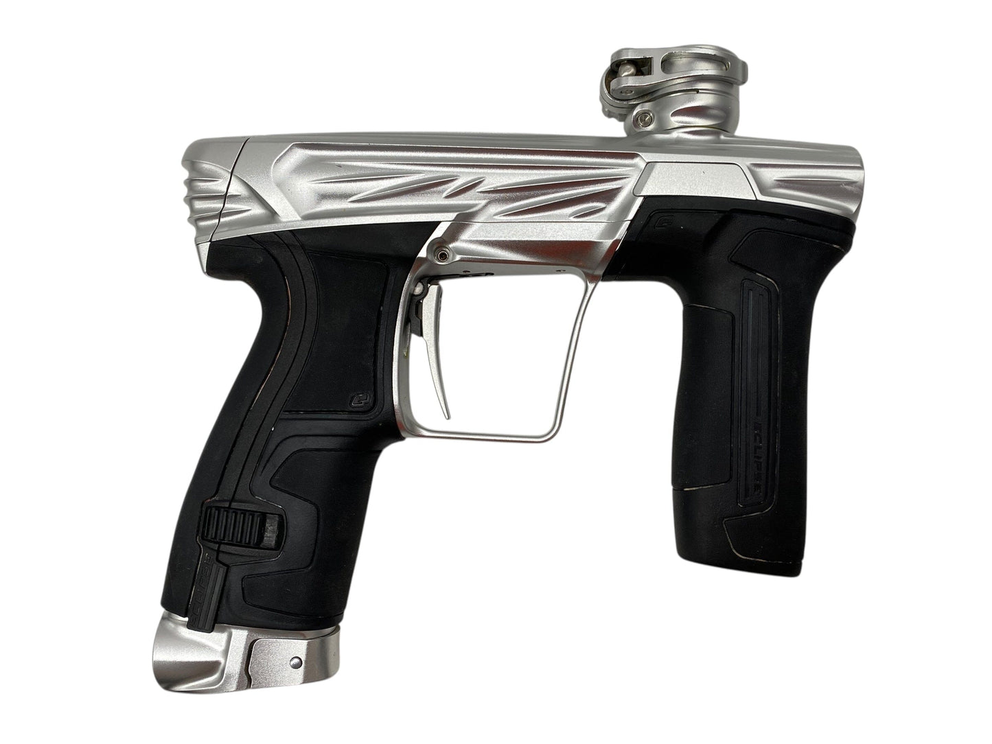 Used Planet Eclipse Project G Cs2 Paintball Gun Silver Paintball Gun from CPXBrosPaintball Buy/Sell/Trade Paintball Markers, New Paintball Guns, Paintball Hoppers, Paintball Masks, and Hormesis Headbands