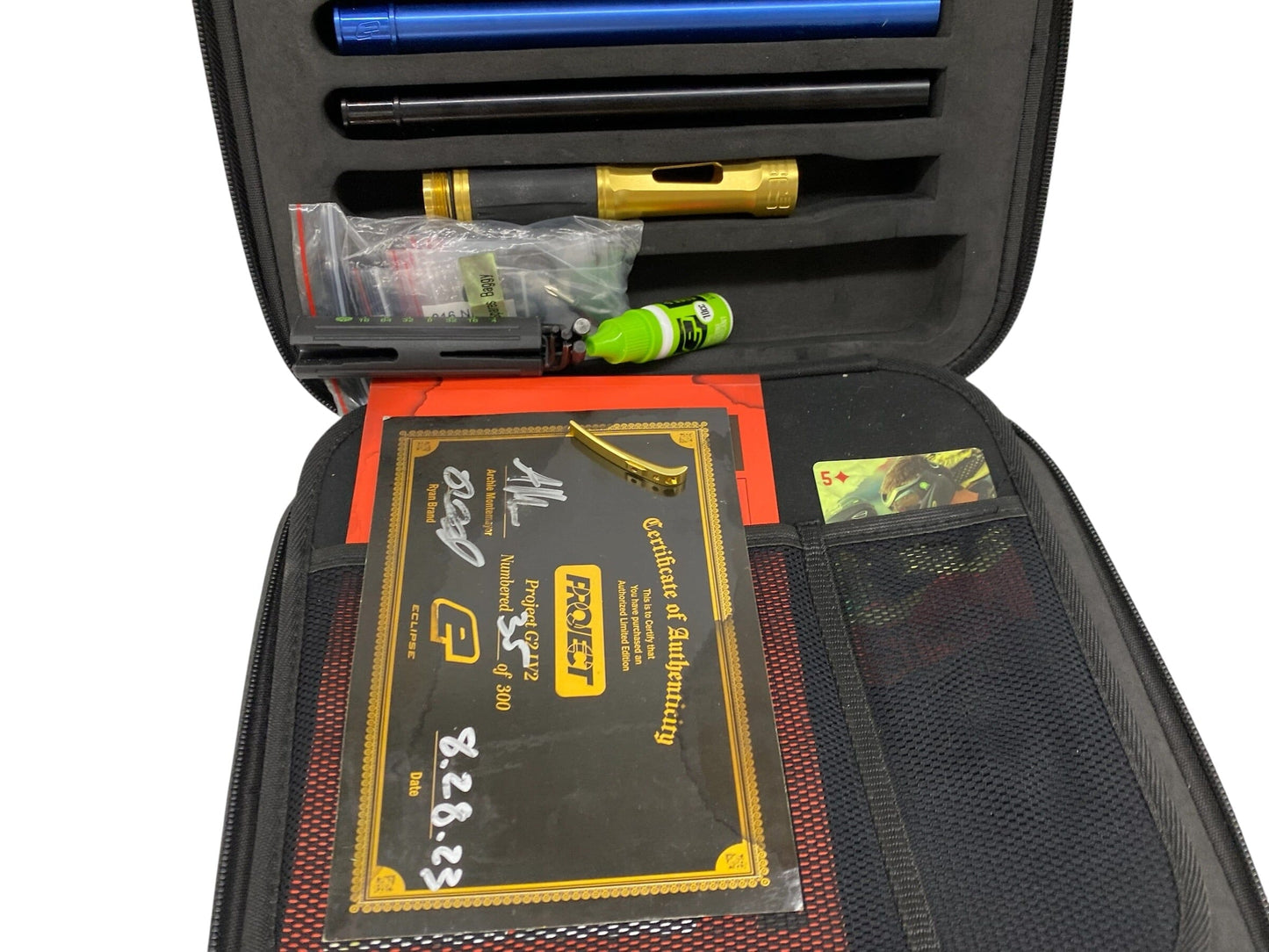 Used Planet Eclipse Project LV2 Gold/Gold Paintball Gun Paintball Gun from CPXBrosPaintball Buy/Sell/Trade Paintball Markers, New Paintball Guns, Paintball Hoppers, Paintball Masks, and Hormesis Headbands