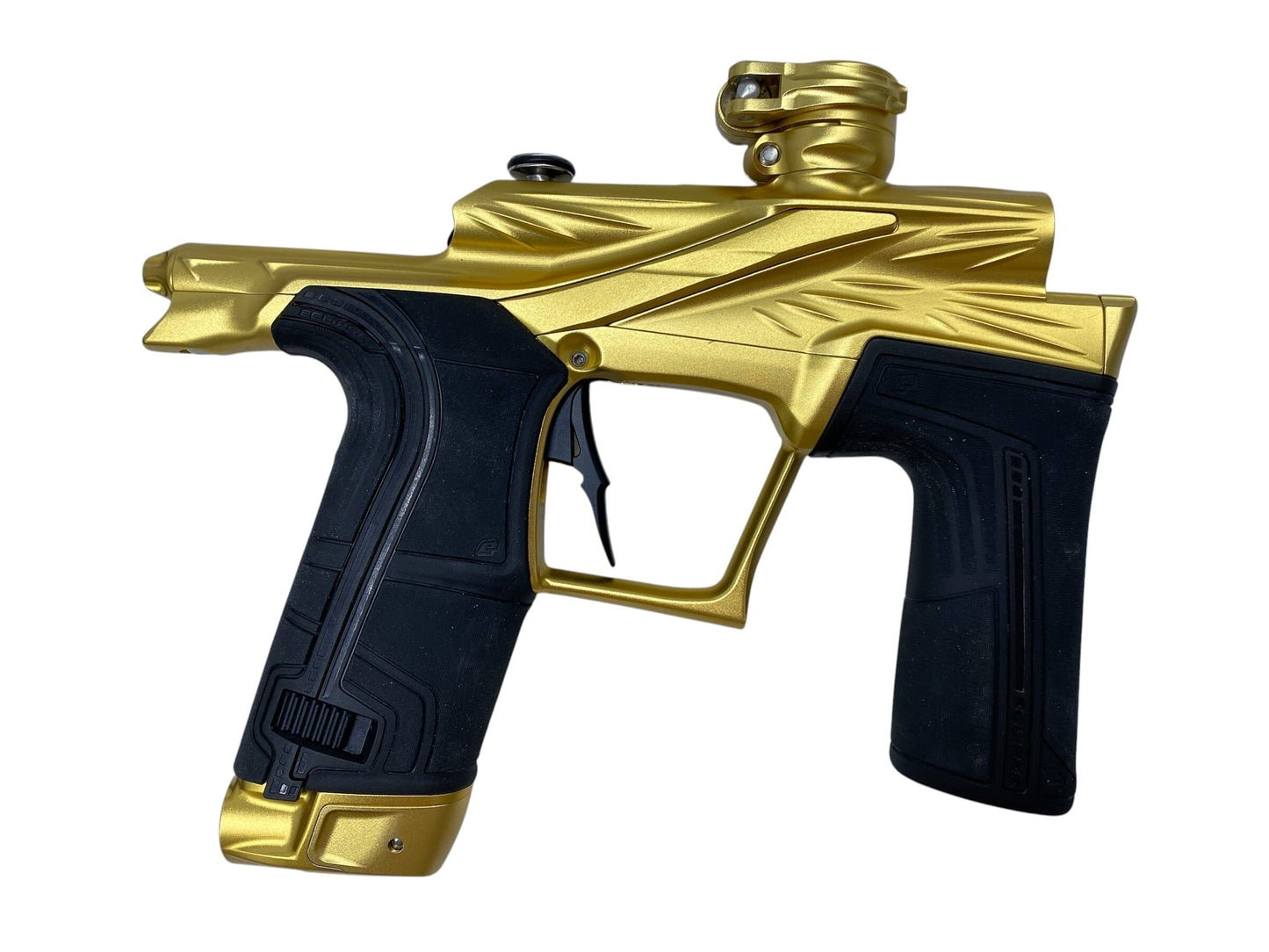 Used Planet Eclipse Project LV2 Gold/Gold Paintball Gun Paintball Gun from CPXBrosPaintball Buy/Sell/Trade Paintball Markers, New Paintball Guns, Paintball Hoppers, Paintball Masks, and Hormesis Headbands