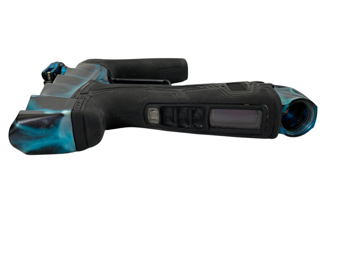 Used Planet Eclipse Project Scales Geo R5 Blue Acid Wash Paintball Gun Paintball Gun from CPXBrosPaintball Buy/Sell/Trade Paintball Markers, New Paintball Guns, Paintball Hoppers, Paintball Masks, and Hormesis Headbands