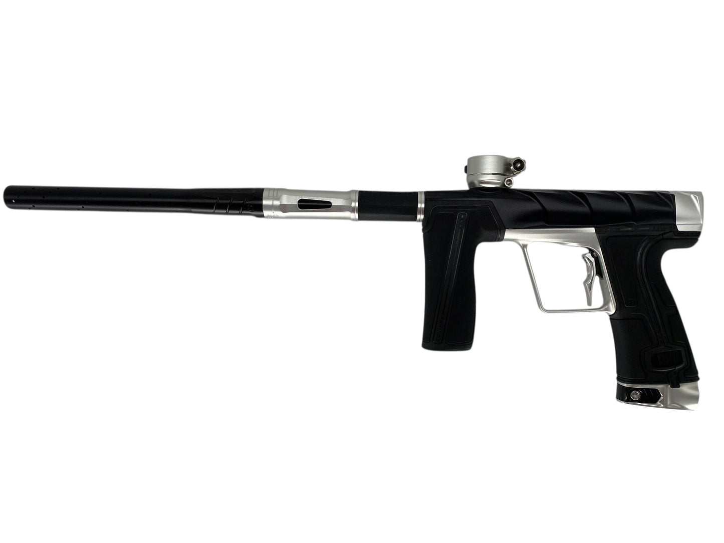Used Planet Eclipse Project Scales Geo R5 Paintball Gun Black/Silver Paintball Gun from CPXBrosPaintball Buy/Sell/Trade Paintball Markers, New Paintball Guns, Paintball Hoppers, Paintball Masks, and Hormesis Headbands