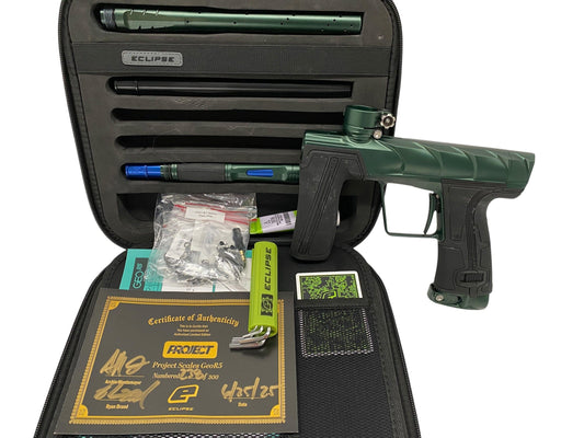 Used Planet Eclipse Project Scales Geo R5 Paintball Gun Jade Paintball Gun from CPXBrosPaintball Buy/Sell/Trade Paintball Markers, New Paintball Guns, Paintball Hoppers, Paintball Masks, and Hormesis Headbands