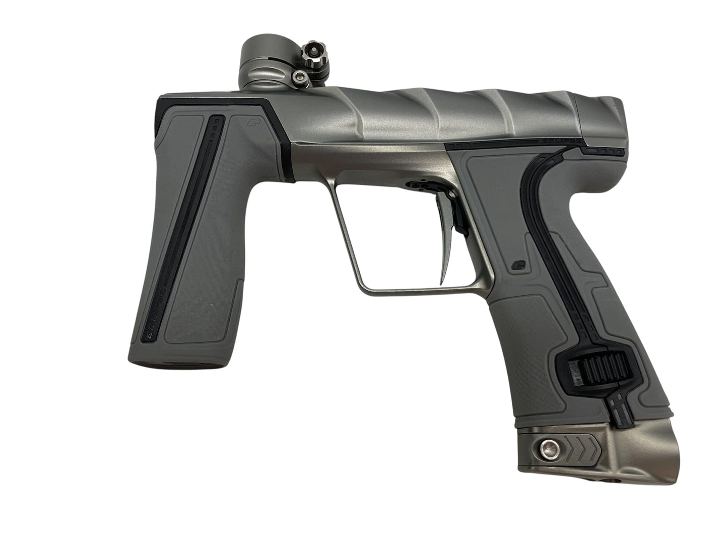 Used Planet Eclipse Project Scales Geo R5 Pewter/Pewter Paintball Gun Paintball Gun from CPXBrosPaintball Buy/Sell/Trade Paintball Markers, New Paintball Guns, Paintball Hoppers, Paintball Masks, and Hormesis Headbands