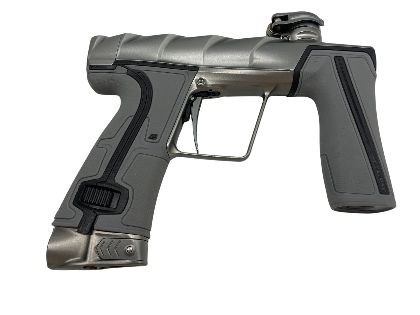 Used Planet Eclipse Project Scales Geo R5 Pewter/Pewter Paintball Gun Paintball Gun from CPXBrosPaintball Buy/Sell/Trade Paintball Markers, New Paintball Guns, Paintball Hoppers, Paintball Masks, and Hormesis Headbands