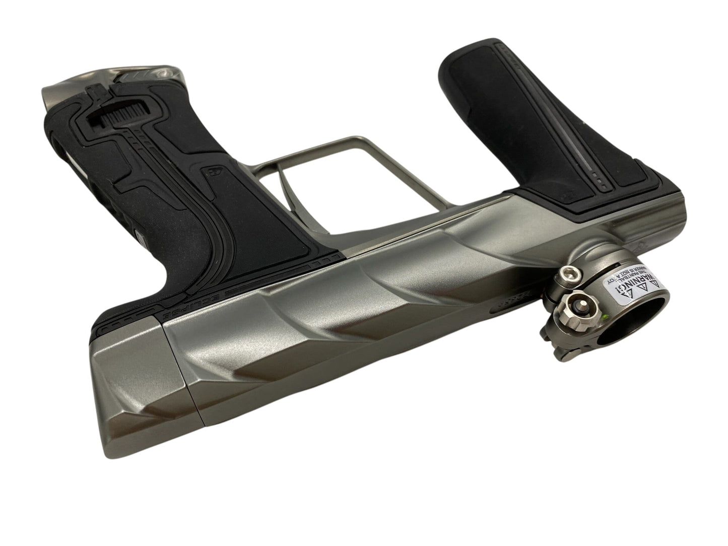 Used Planet Eclipse Project Scales Geo R5 Pewter/Pewter Paintball Gun Paintball Gun from CPXBrosPaintball Buy/Sell/Trade Paintball Markers, New Paintball Guns, Paintball Hoppers, Paintball Masks, and Hormesis Headbands