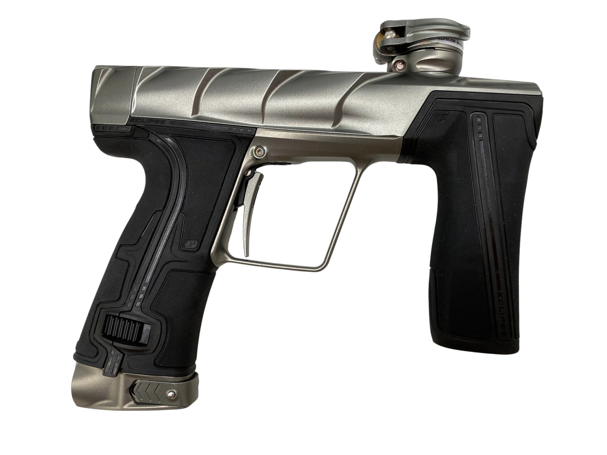 Used Planet Eclipse Project Scales Geo R5 Pewter/Pewter Paintball Gun Paintball Gun from CPXBrosPaintball Buy/Sell/Trade Paintball Markers, New Paintball Guns, Paintball Hoppers, Paintball Masks, and Hormesis Headbands