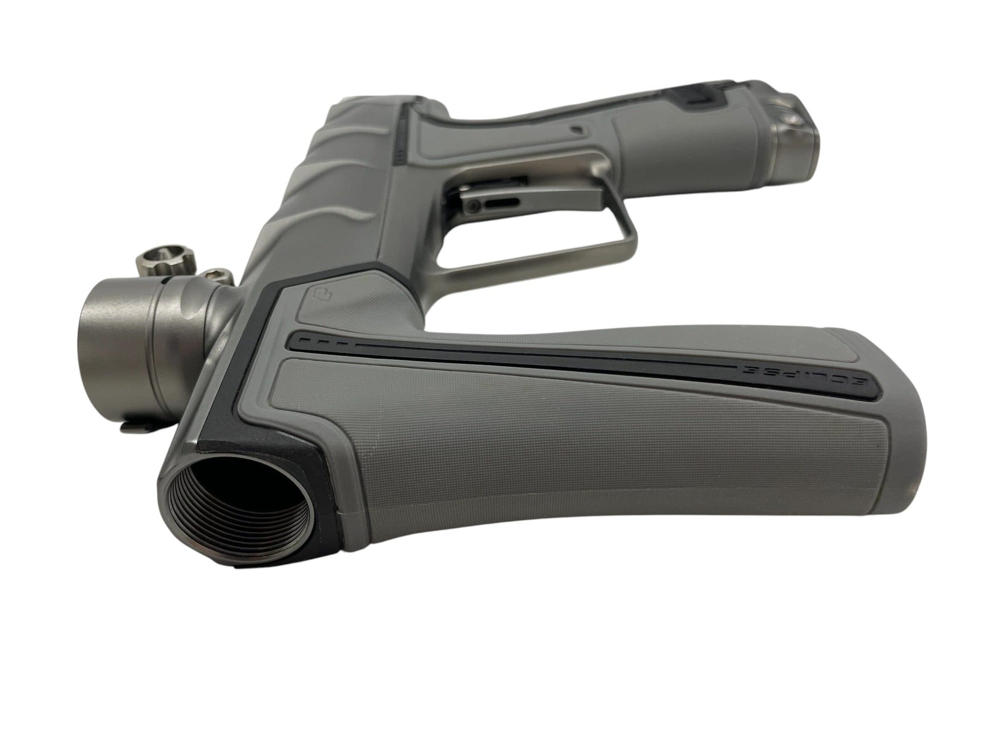 Used Planet Eclipse Project Scales Geo R5 Pewter/Pewter Paintball Gun Paintball Gun from CPXBrosPaintball Buy/Sell/Trade Paintball Markers, New Paintball Guns, Paintball Hoppers, Paintball Masks, and Hormesis Headbands