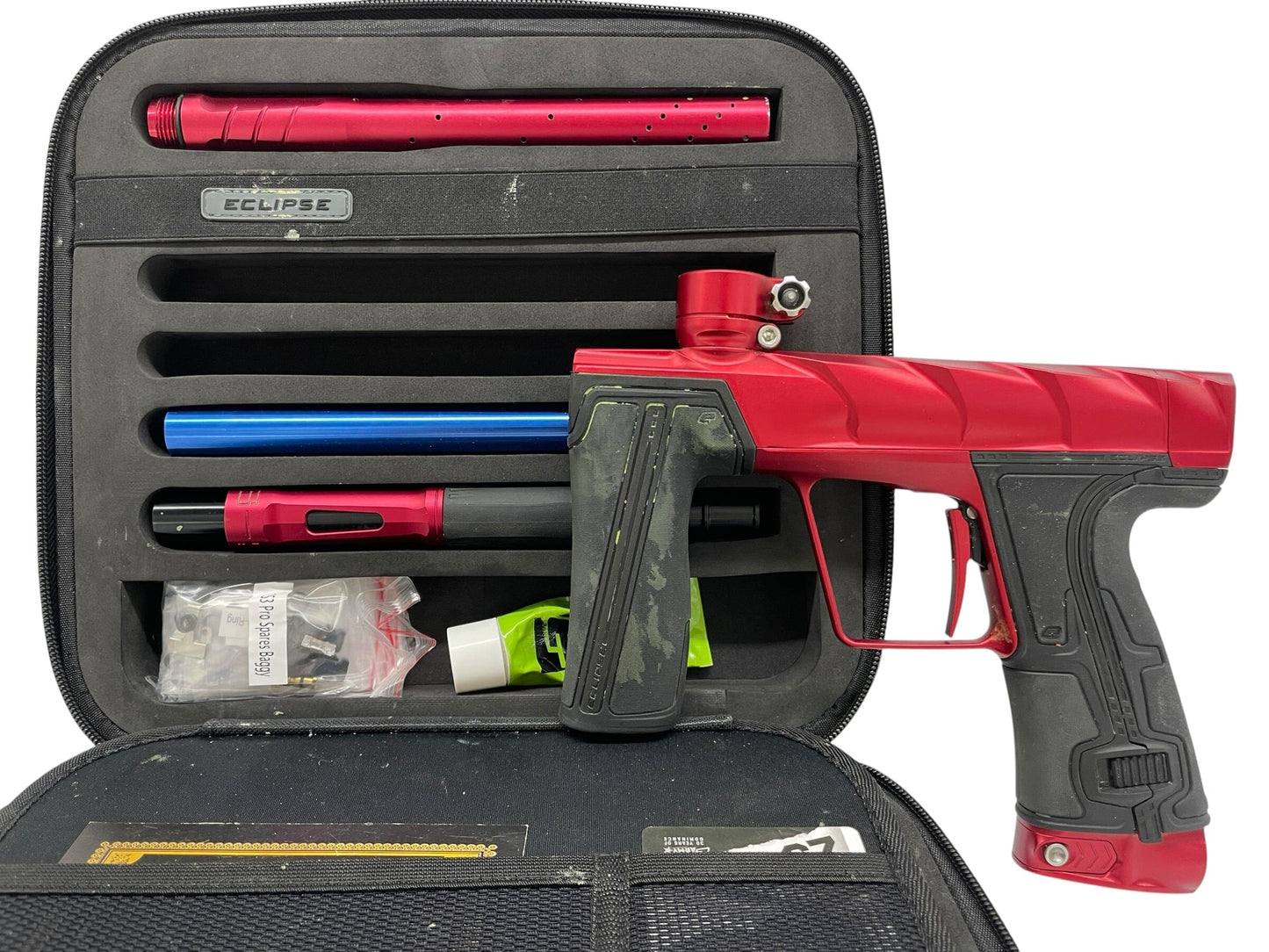 Used Planet Eclipse Project Scales Geo R5 Red/Red Paintball Gun Paintball Gun from CPXBrosPaintball Buy/Sell/Trade Paintball Markers, New Paintball Guns, Paintball Hoppers, Paintball Masks, and Hormesis Headbands