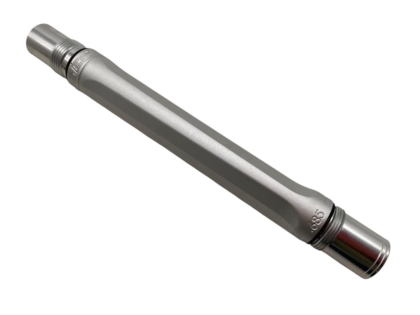Used Planet Eclipse Shaft 5 Barrel Back - .685 : Dust Silver Paintball Gun from CPXBrosPaintball Buy/Sell/Trade Paintball Markers, New Paintball Guns, Paintball Hoppers, Paintball Masks, and Hormesis Headbands