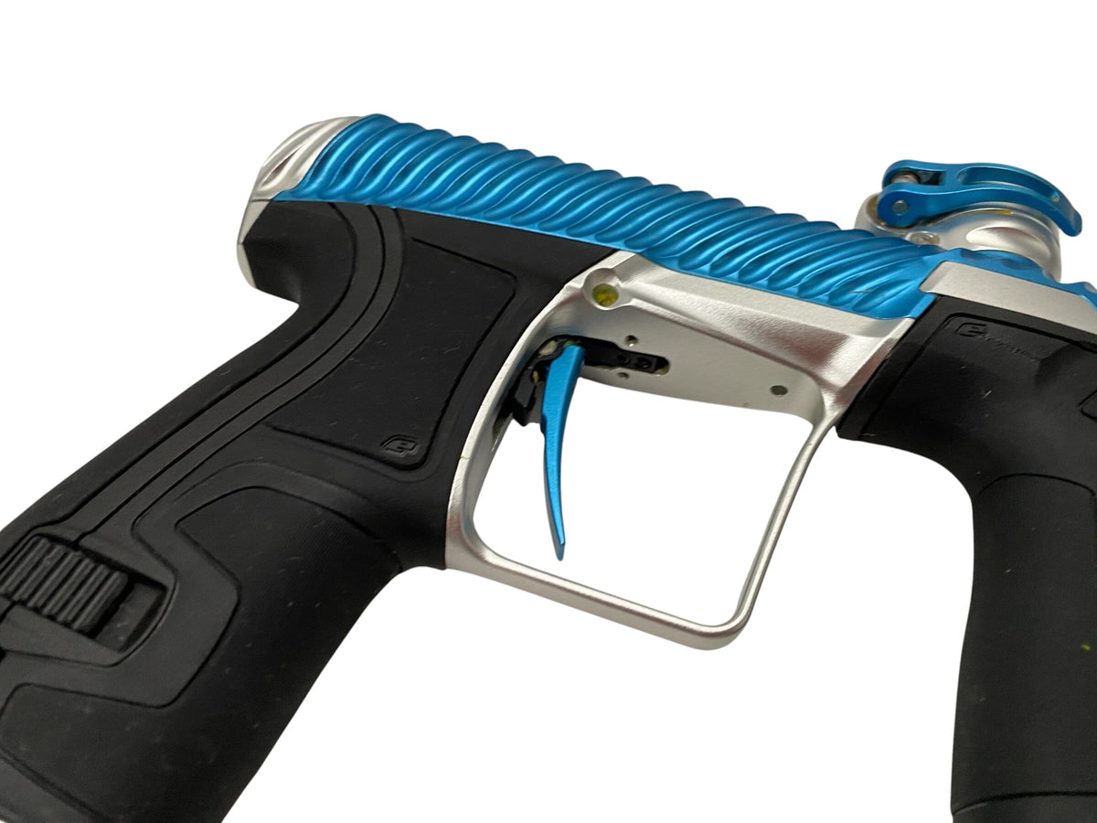 Used Planet Eclipse Twister CS2 Teal/Silver Paintball Gun Paintball Gun from CPXBrosPaintball Buy/Sell/Trade Paintball Markers, New Paintball Guns, Paintball Hoppers, Paintball Masks, and Hormesis Headbands
