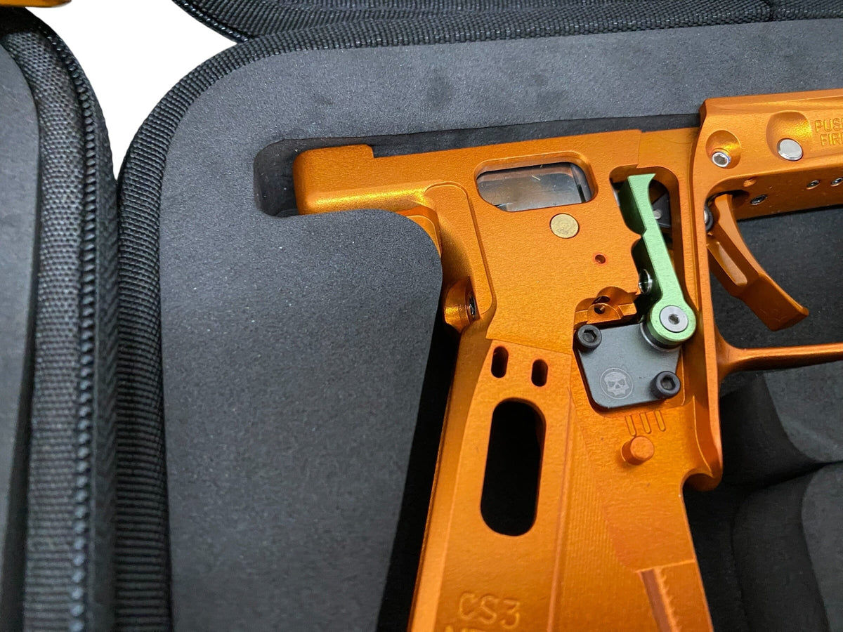 Used Planet Eclipse TWISTER CS3 Orange + Matching Mech Frame Paintball Gun Paintball Gun from CPXBrosPaintball Buy/Sell/Trade Paintball Markers, New Paintball Guns, Paintball Hoppers, Paintball Masks, and Hormesis Headbands