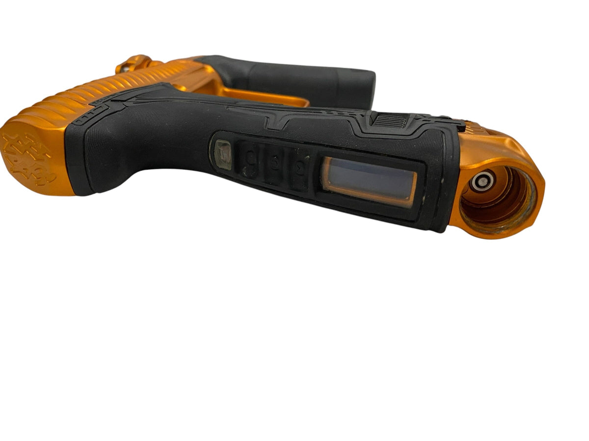 Used Planet Eclipse TWISTER CS3 Orange + Matching Mech Frame Paintball Gun Paintball Gun from CPXBrosPaintball Buy/Sell/Trade Paintball Markers, New Paintball Guns, Paintball Hoppers, Paintball Masks, and Hormesis Headbands
