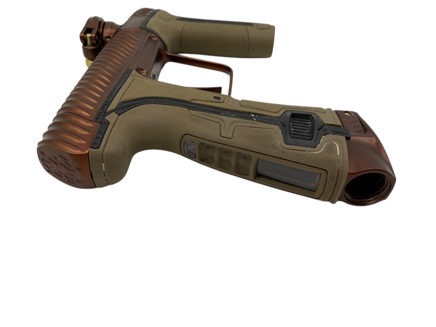 Used Planet Eclipse TWISTER Cs3 Paintball Gun Brown Paintball Gun from CPXBrosPaintball Buy/Sell/Trade Paintball Markers, New Paintball Guns, Paintball Hoppers, Paintball Masks, and Hormesis Headbands
