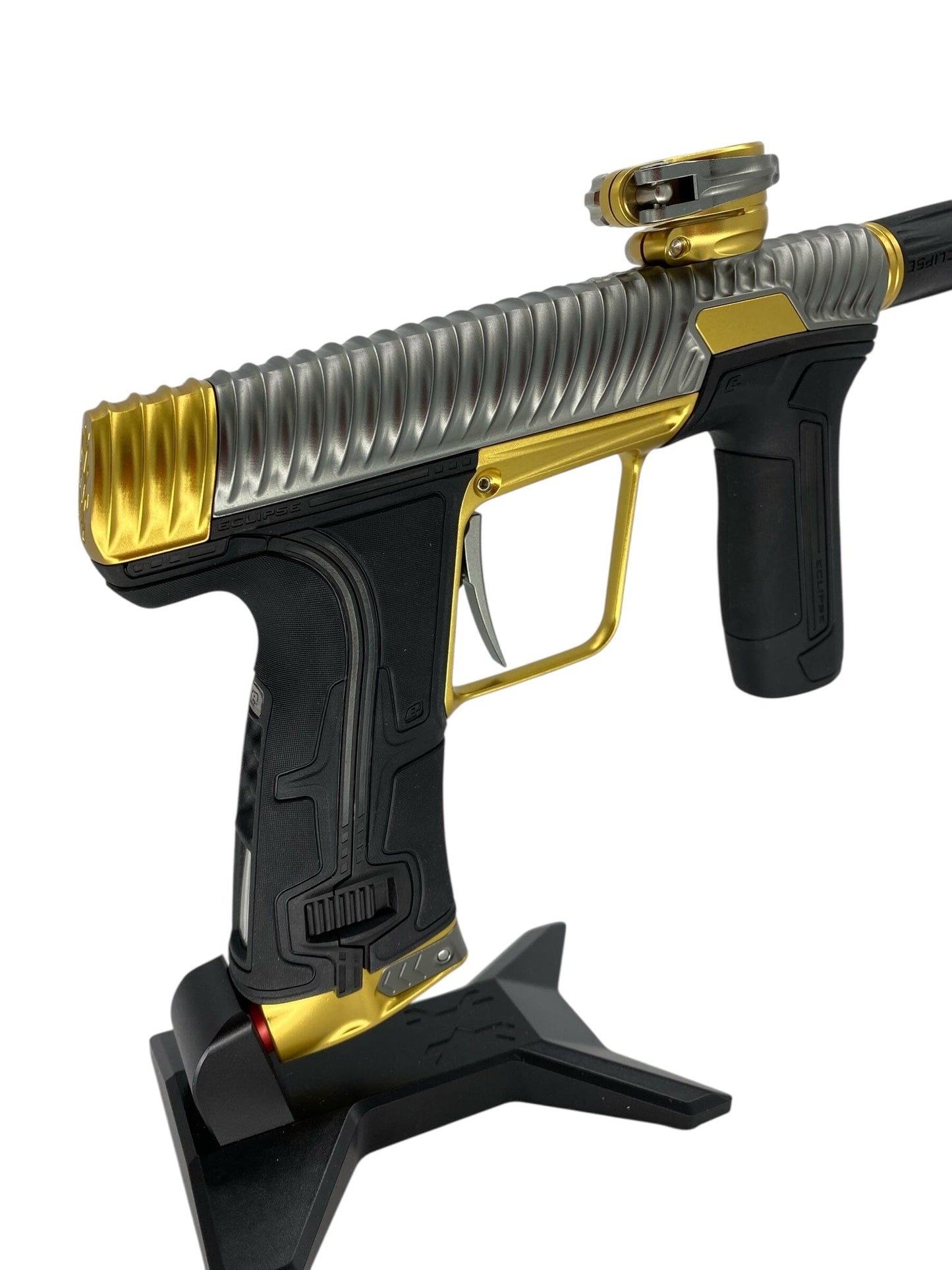 Used Planet Eclipse Twister Cs3 Paintball Gun Grey/Gold Paintball Gun from CPXBrosPaintball Buy/Sell/Trade Paintball Markers, New Paintball Guns, Paintball Hoppers, Paintball Masks, and Hormesis Headbands