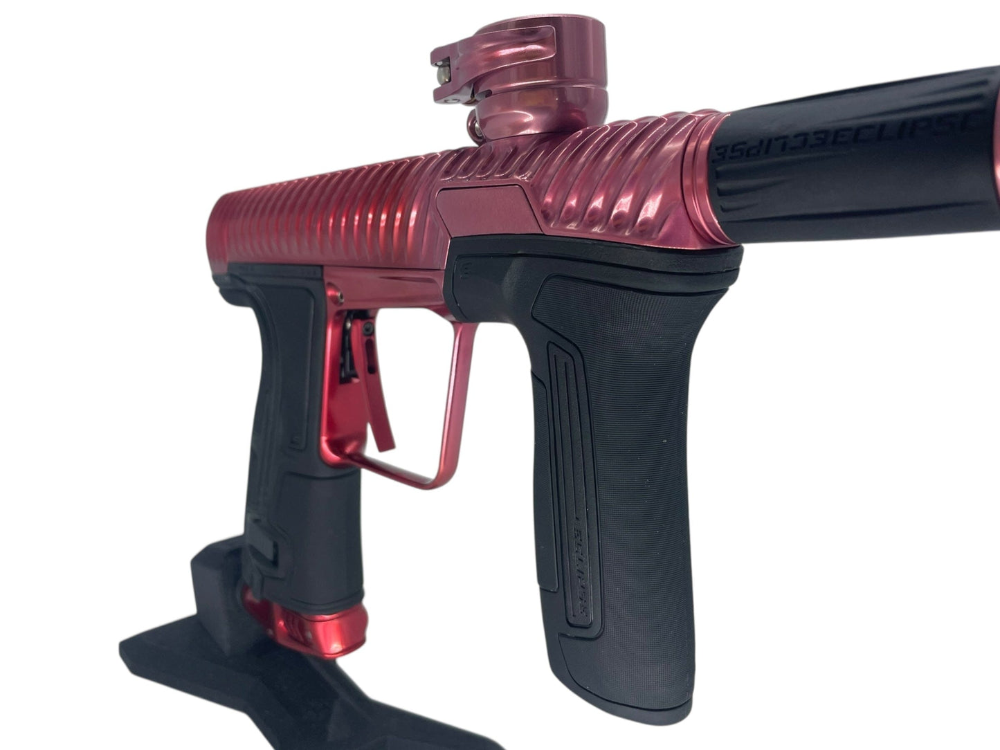 Used Planet Eclipse Twister Cs3 Paintball Gun Red/Pink/Silver Fade Paintball Gun from CPXBrosPaintball Buy/Sell/Trade Paintball Markers, New Paintball Guns, Paintball Hoppers, Paintball Masks, and Hormesis Headbands