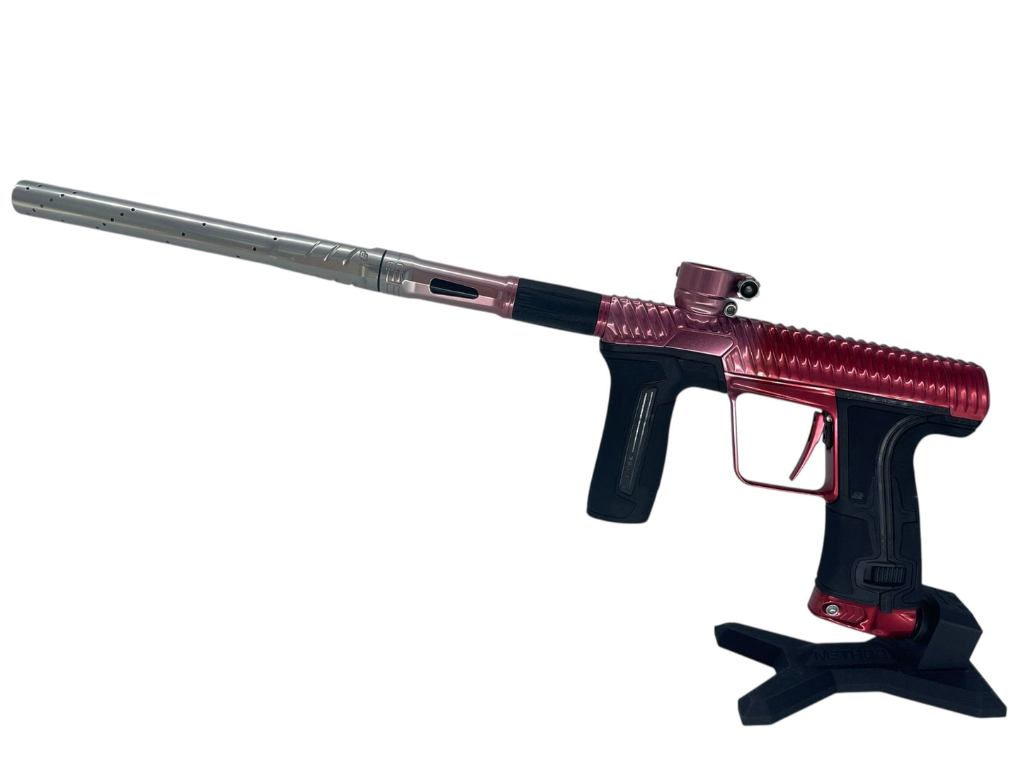 Used Planet Eclipse Twister Cs3 Paintball Gun Red/Pink/Silver Fade Paintball Gun from CPXBrosPaintball Buy/Sell/Trade Paintball Markers, New Paintball Guns, Paintball Hoppers, Paintball Masks, and Hormesis Headbands