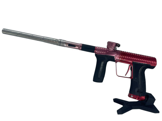 Used Planet Eclipse Twister Cs3 Paintball Gun Red/Pink/Silver Fade Paintball Gun from CPXBrosPaintball Buy/Sell/Trade Paintball Markers, New Paintball Guns, Paintball Hoppers, Paintball Masks, and Hormesis Headbands