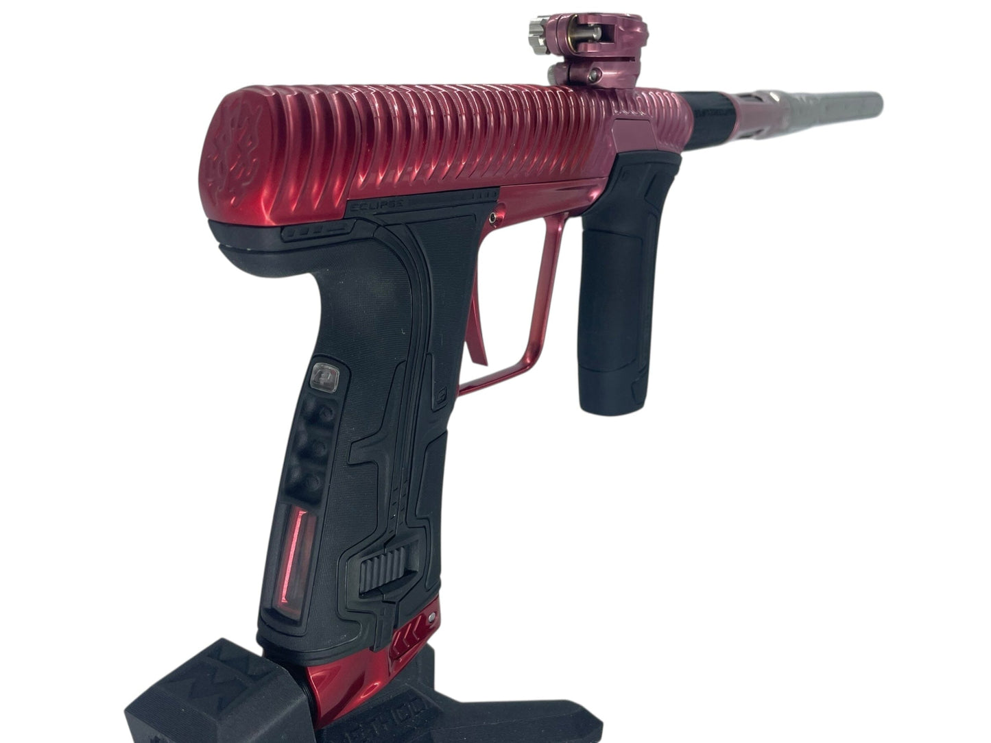 Used Planet Eclipse Twister Cs3 Paintball Gun Red/Pink/Silver Fade Paintball Gun from CPXBrosPaintball Buy/Sell/Trade Paintball Markers, New Paintball Guns, Paintball Hoppers, Paintball Masks, and Hormesis Headbands