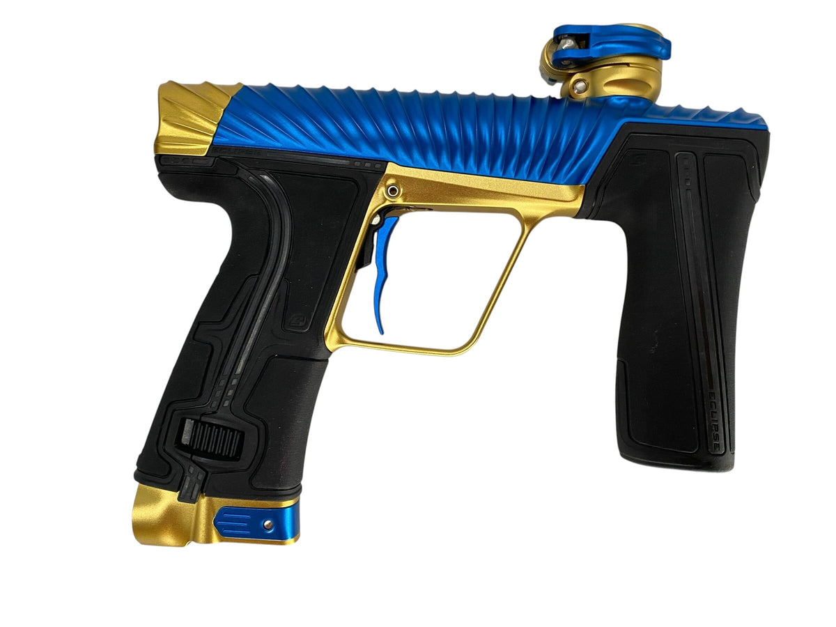 Used Planet Eclipse TWISTER CS3 Pro Blue/Gold Paintball Gun Paintball Gun from CPXBrosPaintball Buy/Sell/Trade Paintball Markers, New Paintball Guns, Paintball Hoppers, Paintball Masks, and Hormesis Headbands