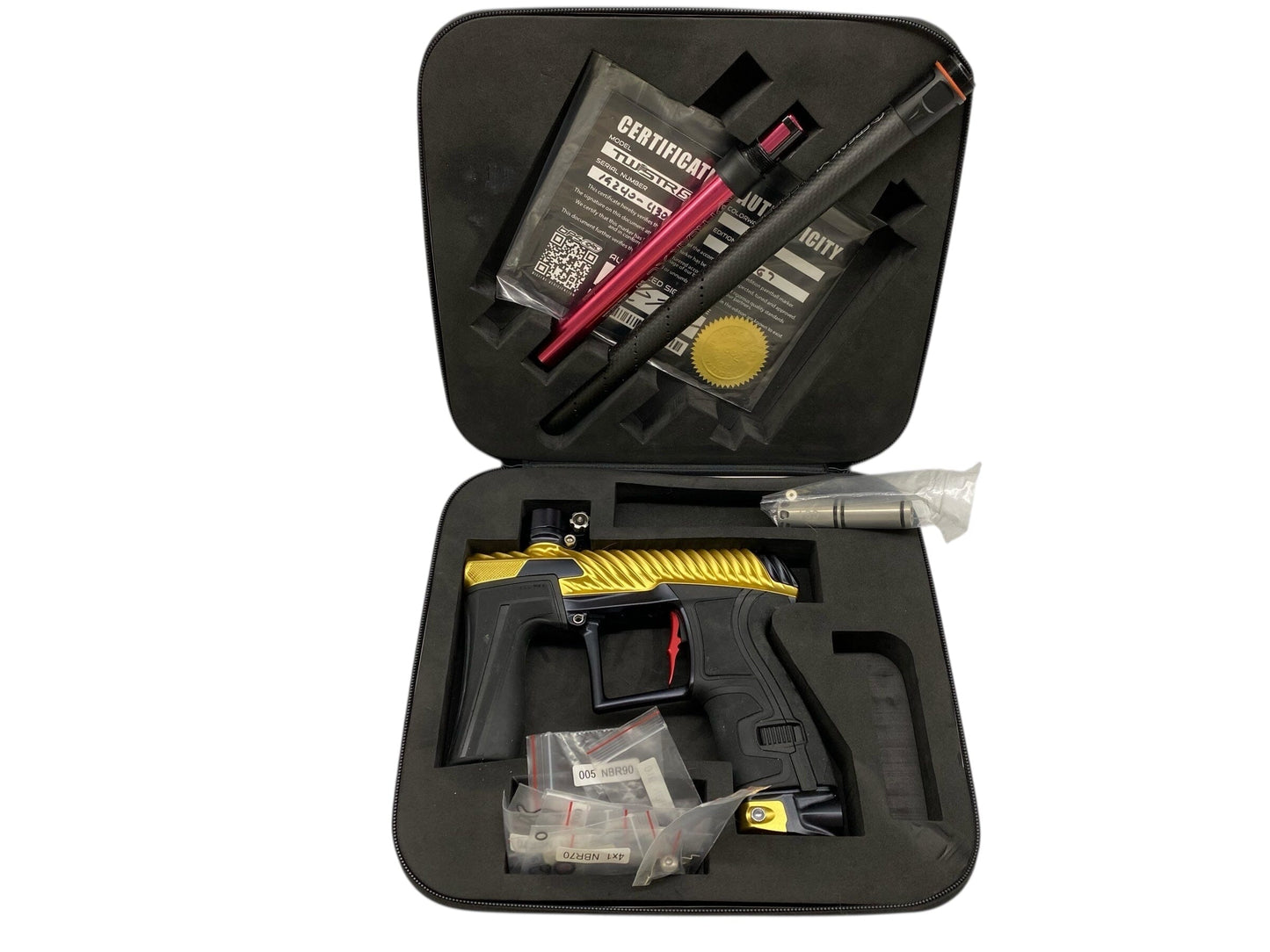 Used Planet Eclipse Twister Geo 4 Paintball Gun Gold/Black Paintball Gun from CPXBrosPaintball Buy/Sell/Trade Paintball Markers, New Paintball Guns, Paintball Hoppers, Paintball Masks, and Hormesis Headbands