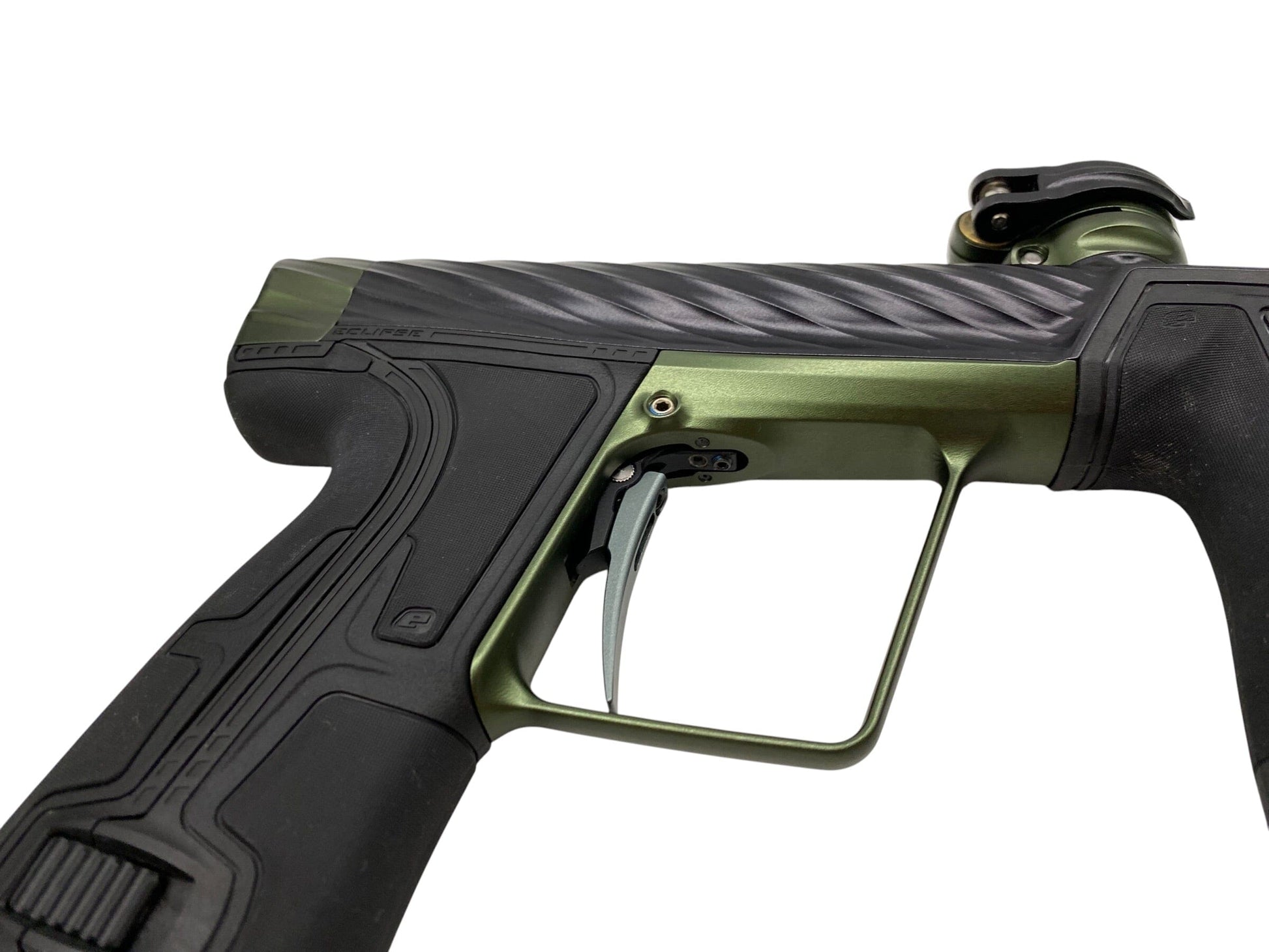 Used Planet Eclipse TWISTER Geo R5 Black/BRG Paintball Gun Paintball Gun from CPXBrosPaintball Buy/Sell/Trade Paintball Markers, New Paintball Guns, Paintball Hoppers, Paintball Masks, and Hormesis Headbands