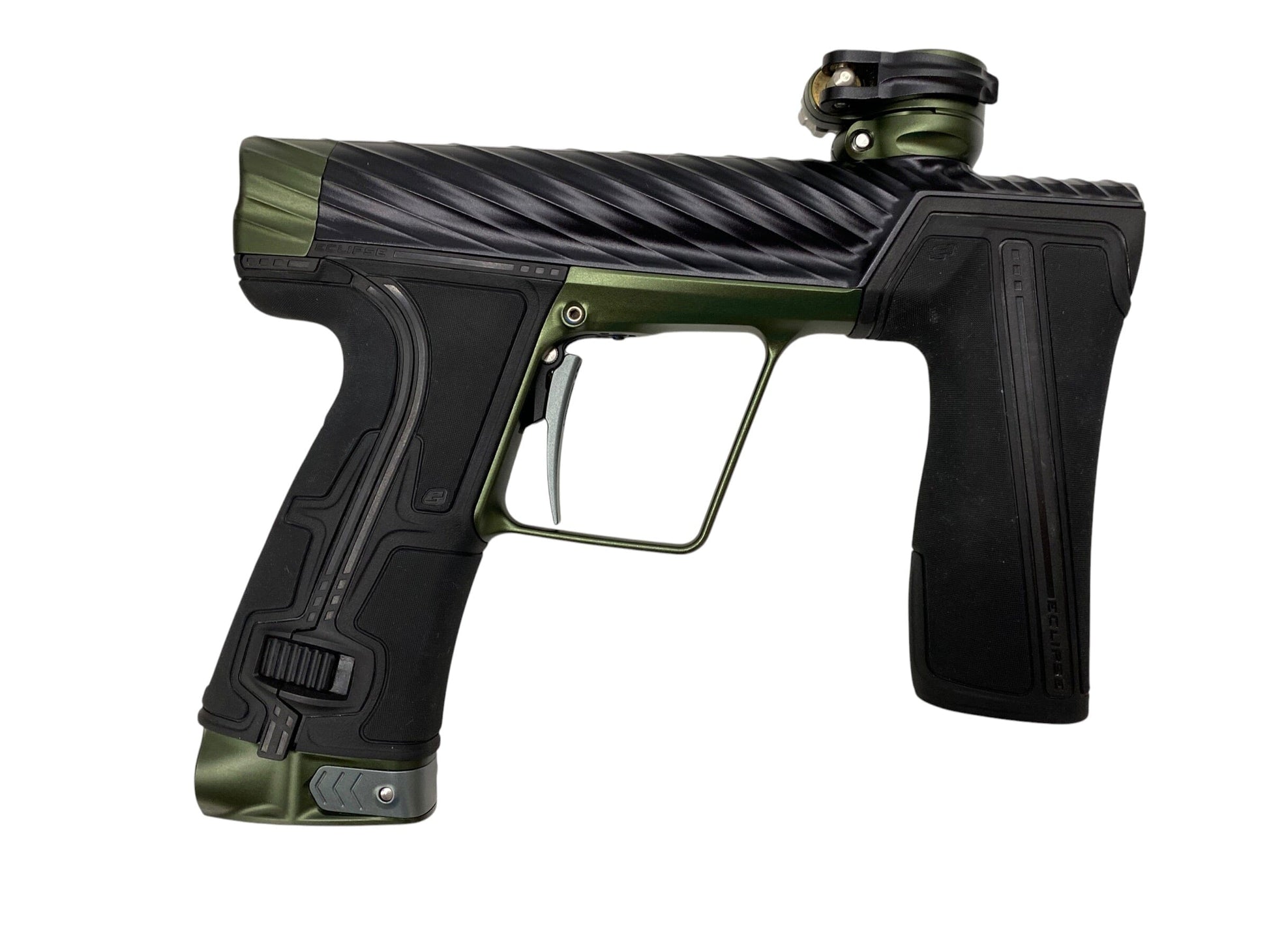 Used Planet Eclipse TWISTER Geo R5 Black/BRG Paintball Gun Paintball Gun from CPXBrosPaintball Buy/Sell/Trade Paintball Markers, New Paintball Guns, Paintball Hoppers, Paintball Masks, and Hormesis Headbands