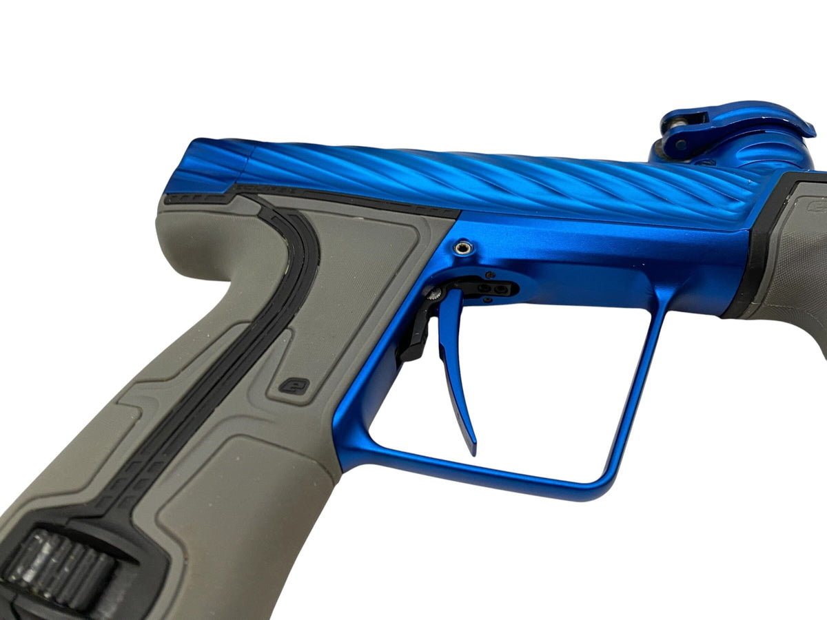 Used Planet Eclipse TWISTER Geo R5 Blue/Blue Paintball Gun Paintball Gun from CPXBrosPaintball Buy/Sell/Trade Paintball Markers, New Paintball Guns, Paintball Hoppers, Paintball Masks, and Hormesis Headbands