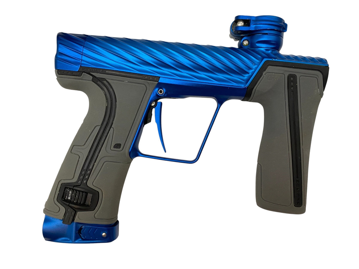 Used Planet Eclipse TWISTER Geo R5 Blue/Blue Paintball Gun Paintball Gun from CPXBrosPaintball Buy/Sell/Trade Paintball Markers, New Paintball Guns, Paintball Hoppers, Paintball Masks, and Hormesis Headbands