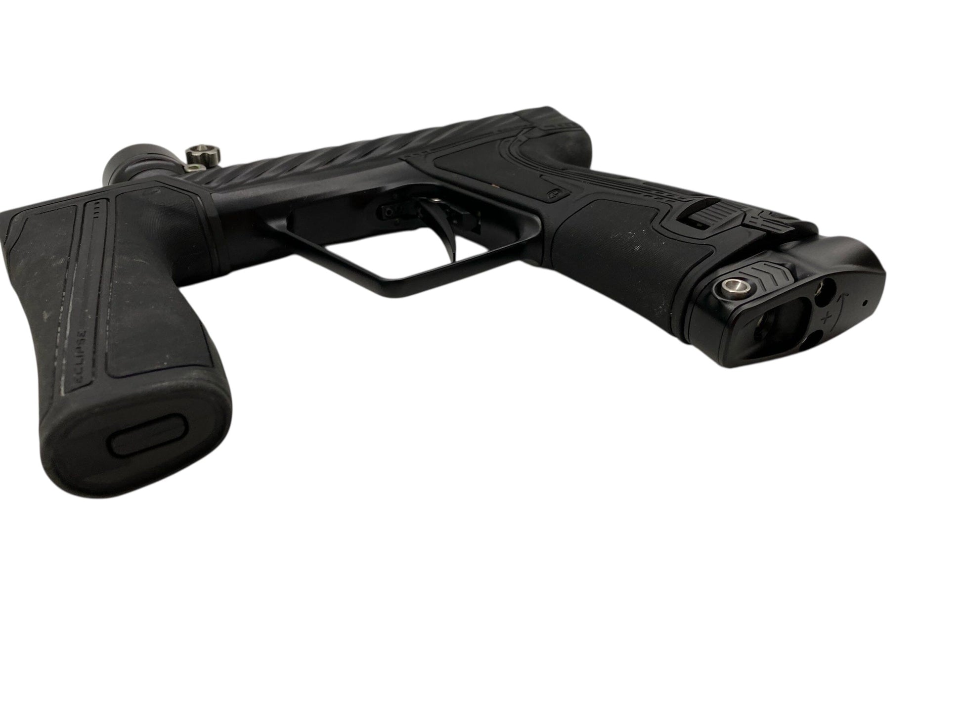 Used Planet Eclipse TWISTER Geo R5 Paintball Gun Black Paintball Gun from CPXBrosPaintball Buy/Sell/Trade Paintball Markers, New Paintball Guns, Paintball Hoppers, Paintball Masks, and Hormesis Headbands