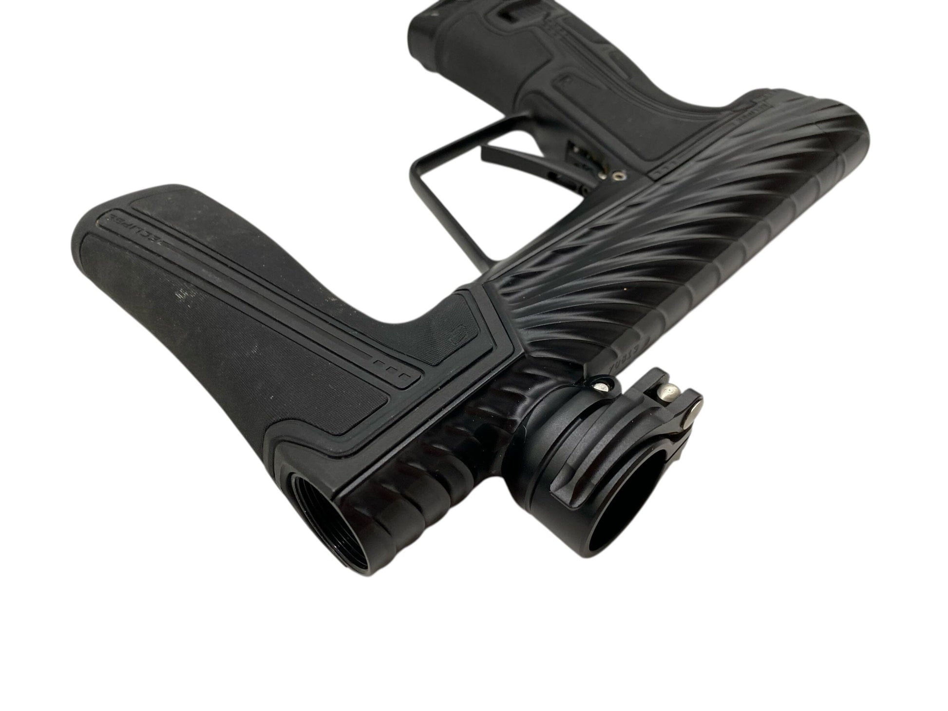 Used Planet Eclipse TWISTER Geo R5 Paintball Gun Black Paintball Gun from CPXBrosPaintball Buy/Sell/Trade Paintball Markers, New Paintball Guns, Paintball Hoppers, Paintball Masks, and Hormesis Headbands
