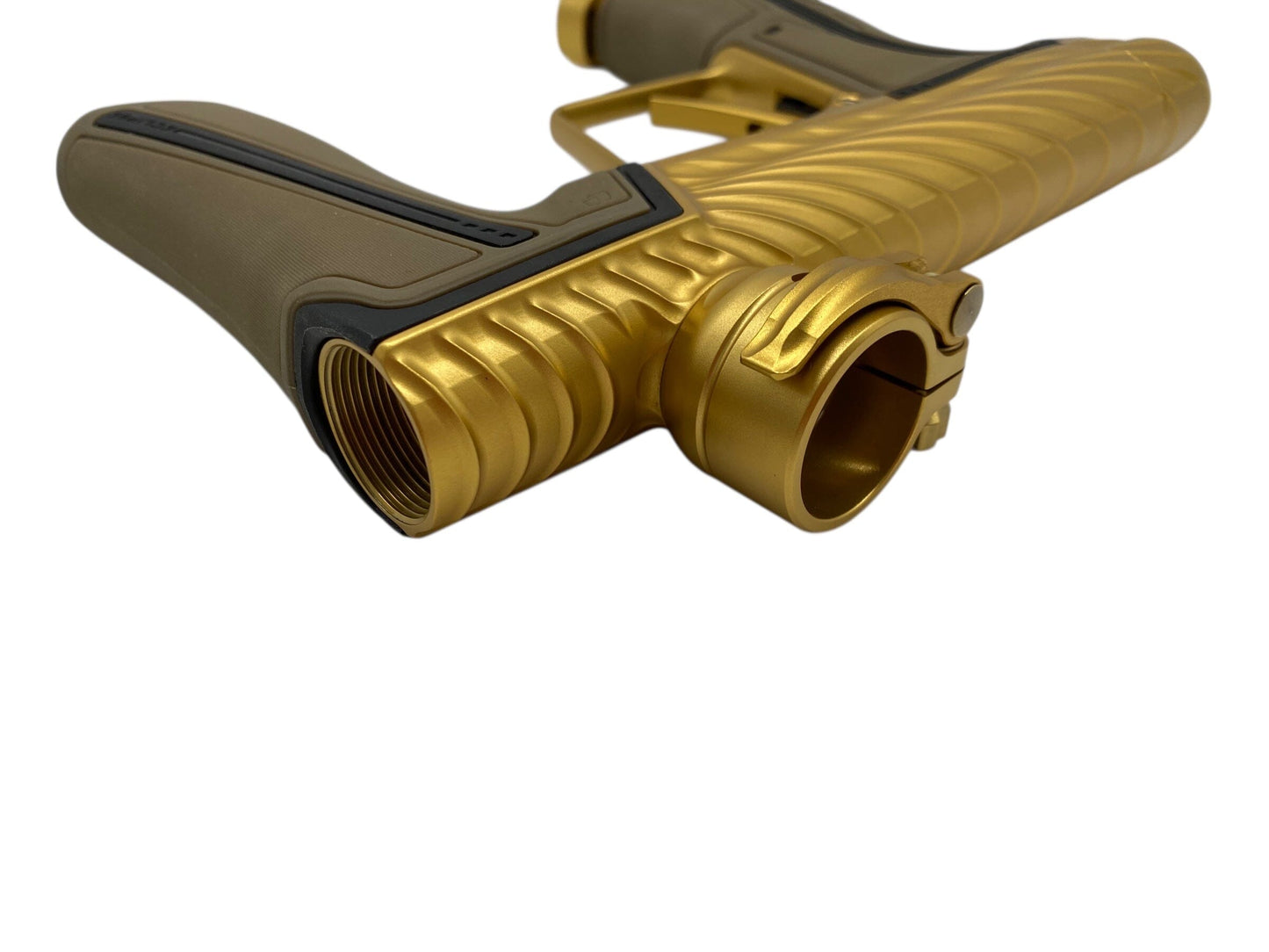 Used Planet Eclipse Twister Geo R5 Paintball Gun Gold Paintball Gun from CPXBrosPaintball Buy/Sell/Trade Paintball Markers, New Paintball Guns, Paintball Hoppers, Paintball Masks, and Hormesis Headbands