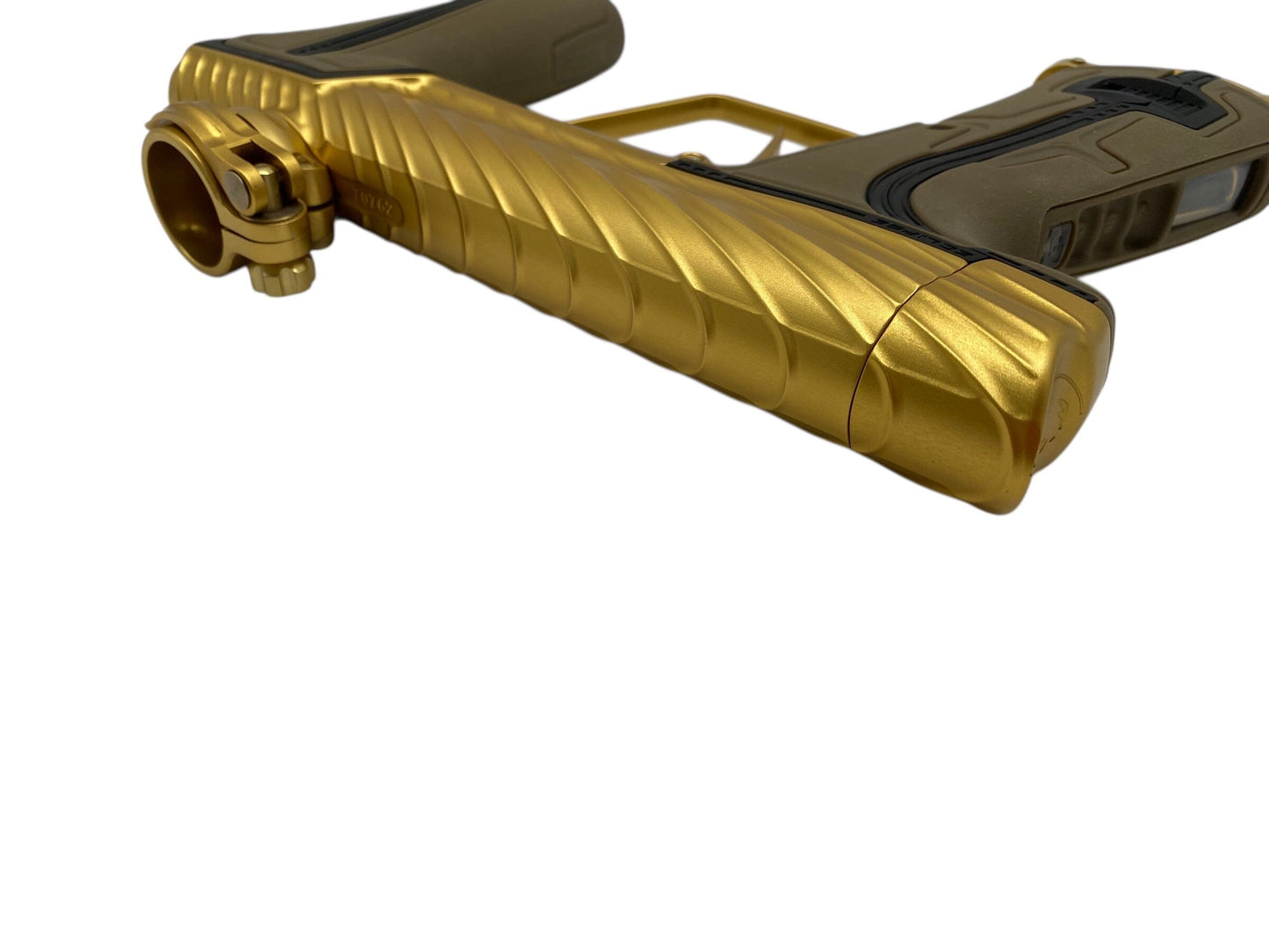 Used Planet Eclipse Twister Geo R5 Paintball Gun Gold Paintball Gun from CPXBrosPaintball Buy/Sell/Trade Paintball Markers, New Paintball Guns, Paintball Hoppers, Paintball Masks, and Hormesis Headbands