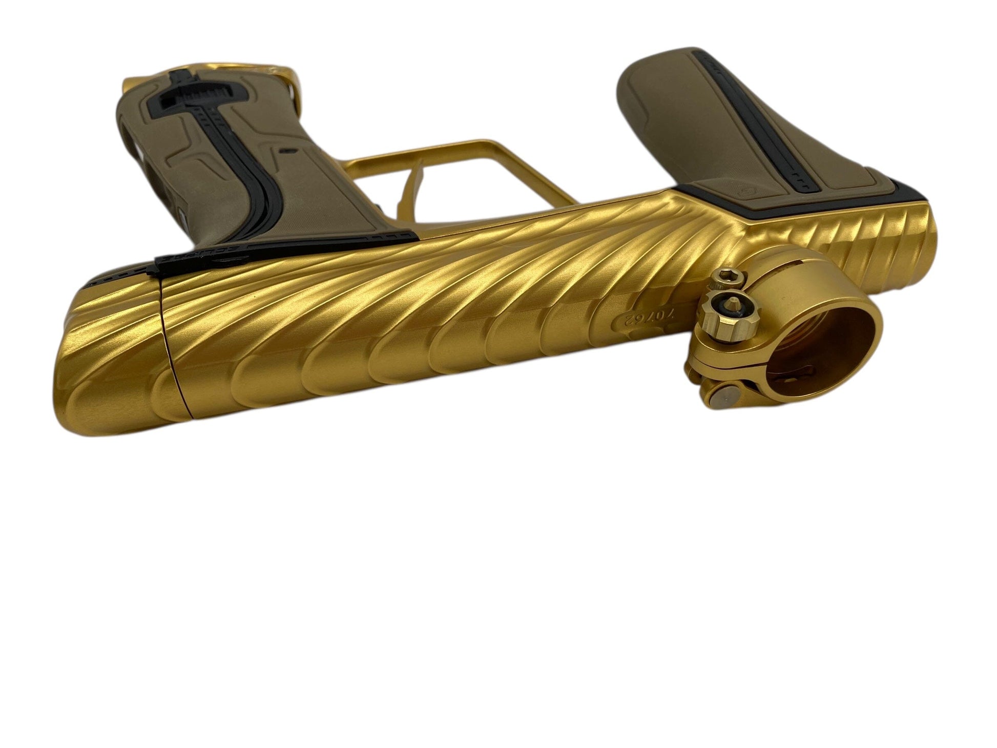 Used Planet Eclipse Twister Geo R5 Paintball Gun Gold Paintball Gun from CPXBrosPaintball Buy/Sell/Trade Paintball Markers, New Paintball Guns, Paintball Hoppers, Paintball Masks, and Hormesis Headbands