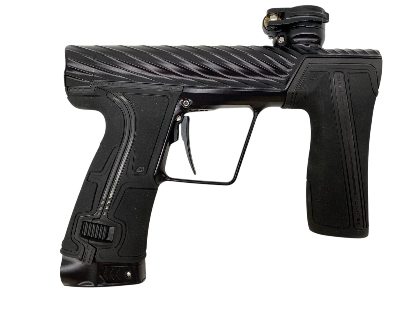 Used Planet Eclipse Twister Geo R5 Paintball Gun Midnight Paintball Gun from CPXBrosPaintball Buy/Sell/Trade Paintball Markers, New Paintball Guns, Paintball Hoppers, Paintball Masks, and Hormesis Headbands