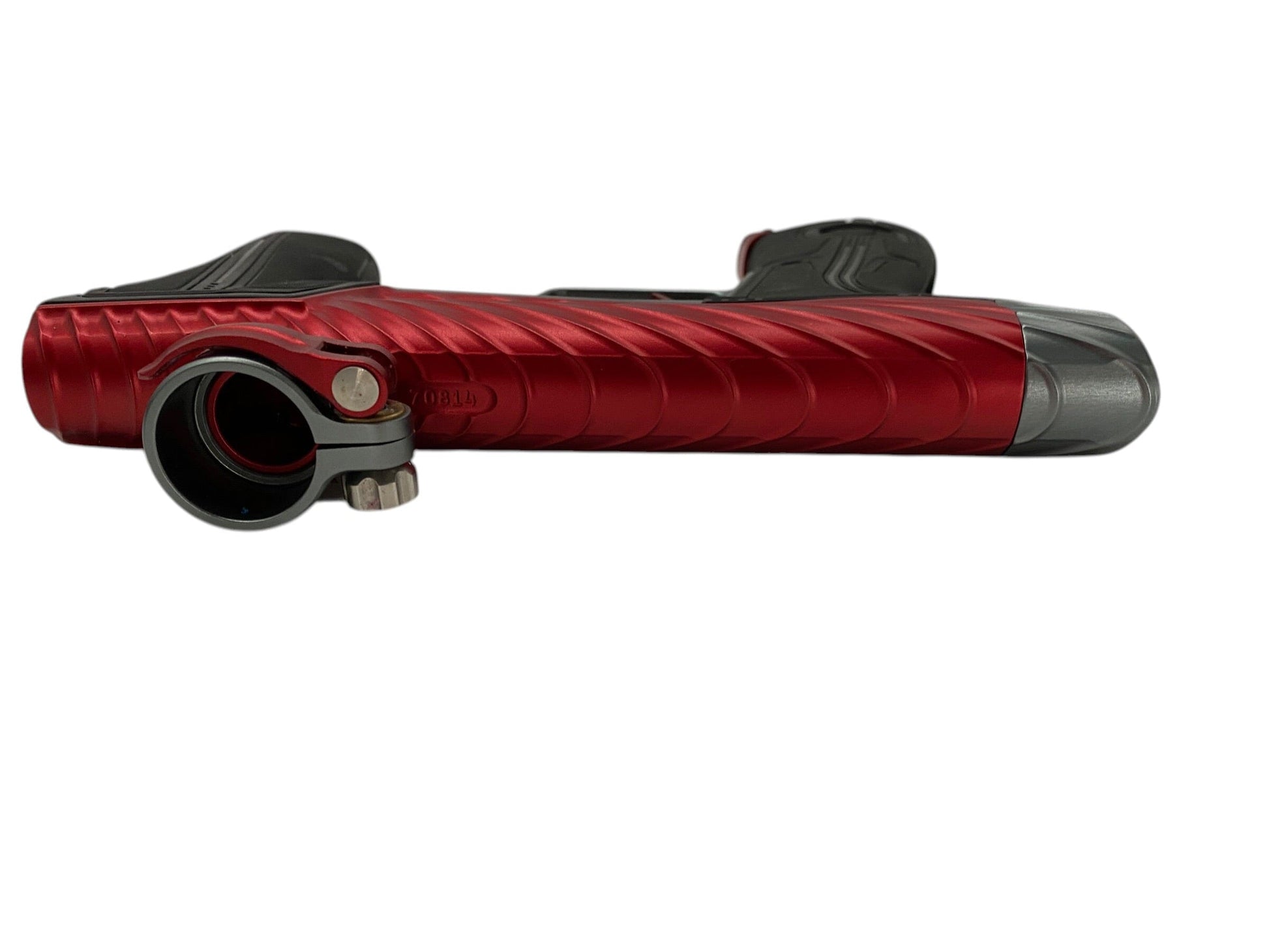Used Planet Eclipse TWISTER Geo R5 Red/Pewter Paintball Gun Paintball Gun from CPXBrosPaintball Buy/Sell/Trade Paintball Markers, New Paintball Guns, Paintball Hoppers, Paintball Masks, and Hormesis Headbands