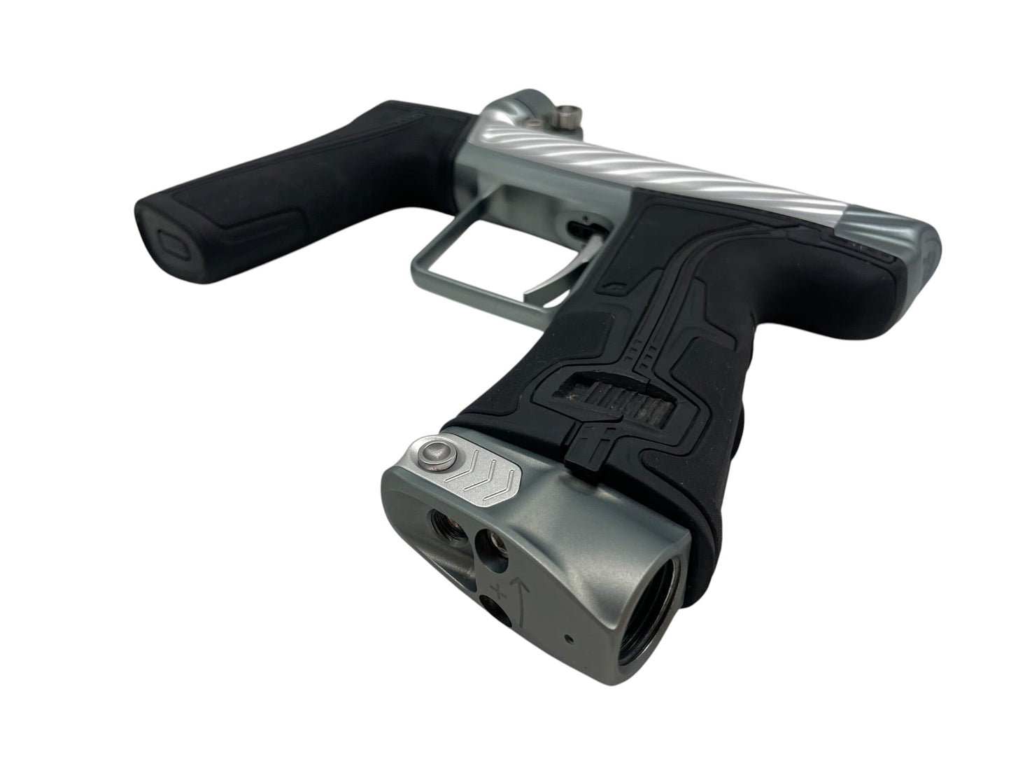 Used Planet Eclipse TWISTER Geo R5 Silver/Grey Paintball Gun Paintball Gun from CPXBrosPaintball Buy/Sell/Trade Paintball Markers, New Paintball Guns, Paintball Hoppers, Paintball Masks, and Hormesis Headbands