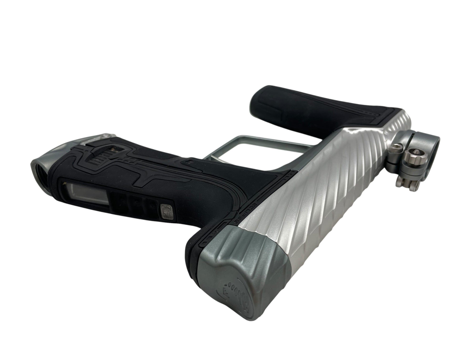 Used Planet Eclipse TWISTER Geo R5 Silver/Grey Paintball Gun Paintball Gun from CPXBrosPaintball Buy/Sell/Trade Paintball Markers, New Paintball Guns, Paintball Hoppers, Paintball Masks, and Hormesis Headbands