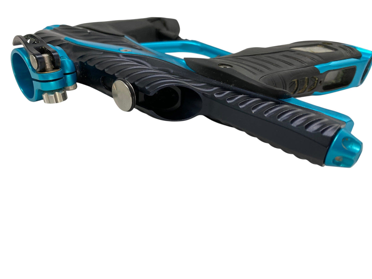 Used Planet Eclipse TWISTER Lv1.6 Paintball Gun : Black/Teal Paintball Gun from CPXBrosPaintball Buy/Sell/Trade Paintball Markers, New Paintball Guns, Paintball Hoppers, Paintball Masks, and Hormesis Headbands