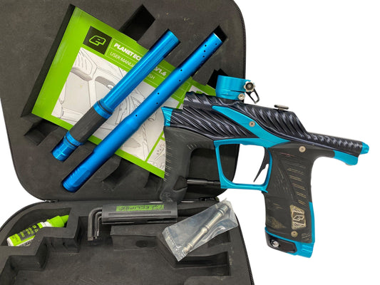 Used Planet Eclipse TWISTER Lv1.6 Paintball Gun : Black/Teal Paintball Gun from CPXBrosPaintball Buy/Sell/Trade Paintball Markers, New Paintball Guns, Paintball Hoppers, Paintball Masks, and Hormesis Headbands
