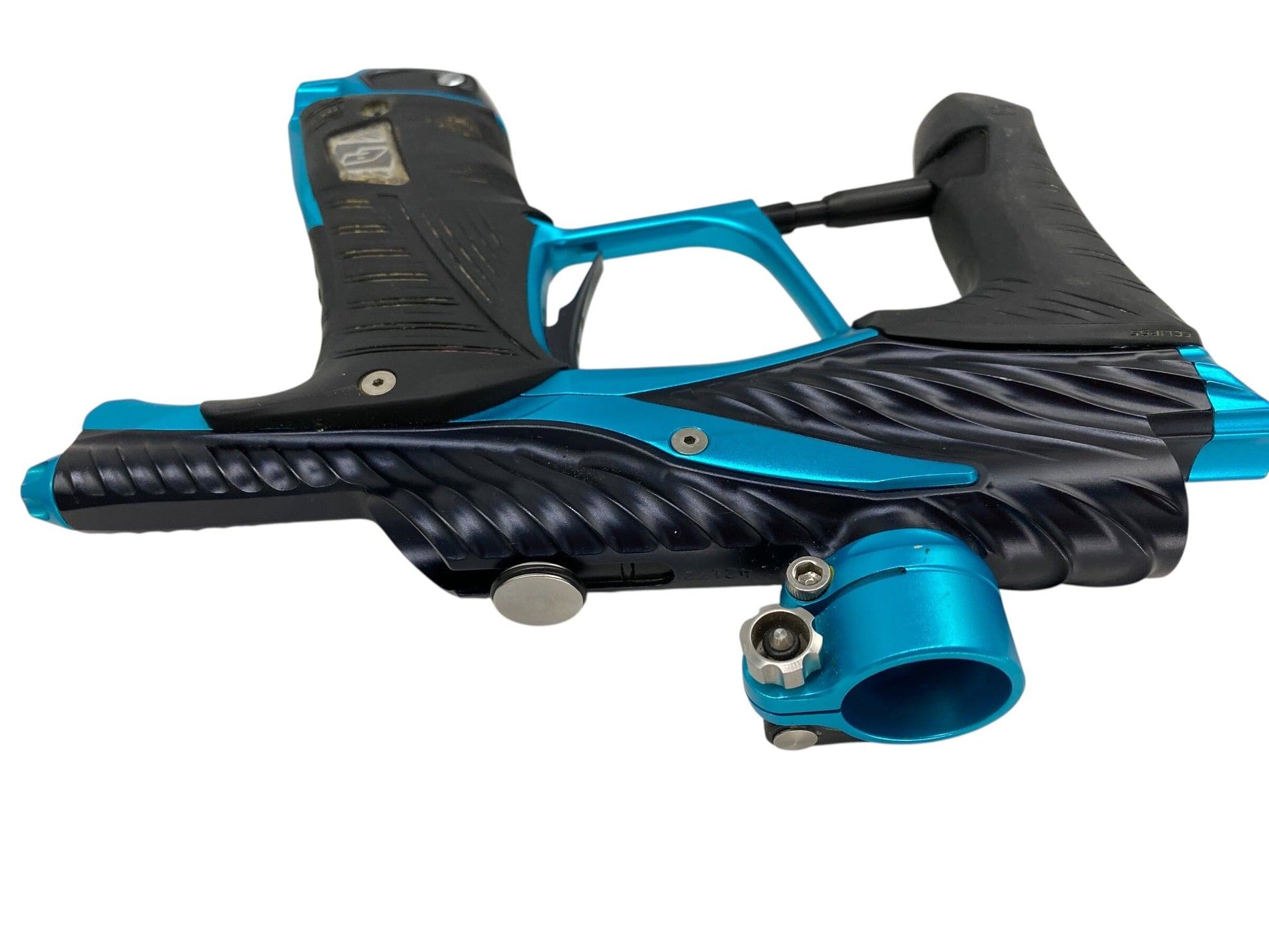 Used Planet Eclipse TWISTER Lv1.6 Paintball Gun : Black/Teal Paintball Gun from CPXBrosPaintball Buy/Sell/Trade Paintball Markers, New Paintball Guns, Paintball Hoppers, Paintball Masks, and Hormesis Headbands