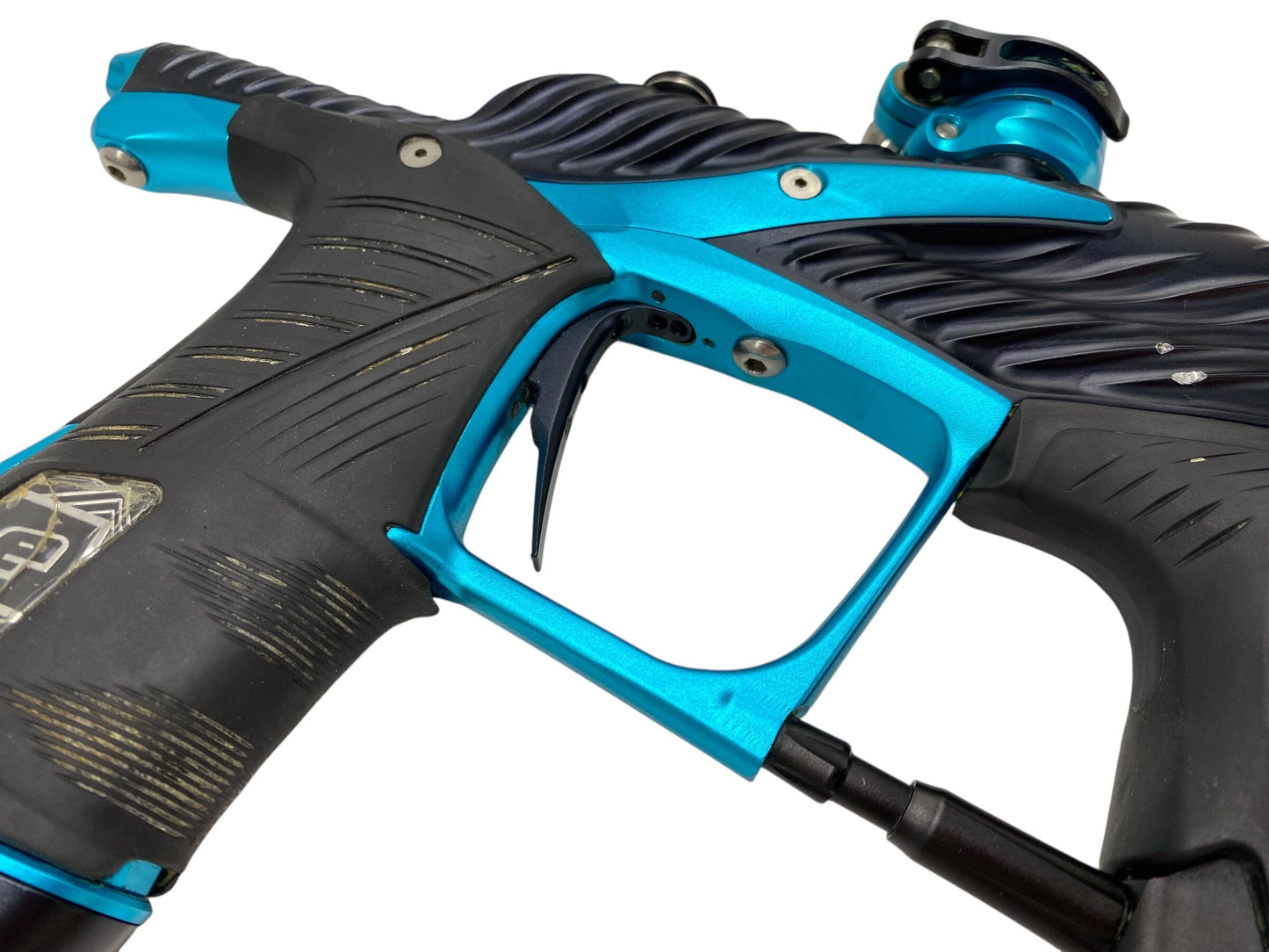 Used Planet Eclipse TWISTER Lv1.6 Paintball Gun : Black/Teal Paintball Gun from CPXBrosPaintball Buy/Sell/Trade Paintball Markers, New Paintball Guns, Paintball Hoppers, Paintball Masks, and Hormesis Headbands