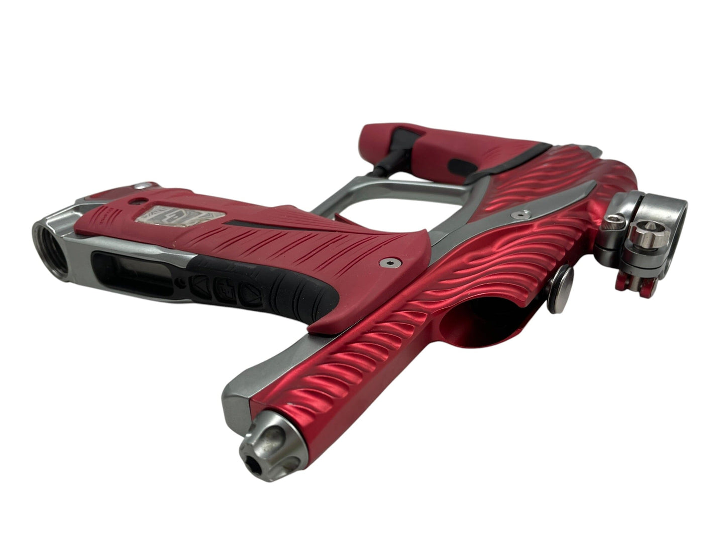 Used Planet Eclipse TWISTER Lv1.6 Red/Grey Paintball Gun Paintball Gun from CPXBrosPaintball Buy/Sell/Trade Paintball Markers, New Paintball Guns, Paintball Hoppers, Paintball Masks, and Hormesis Headbands